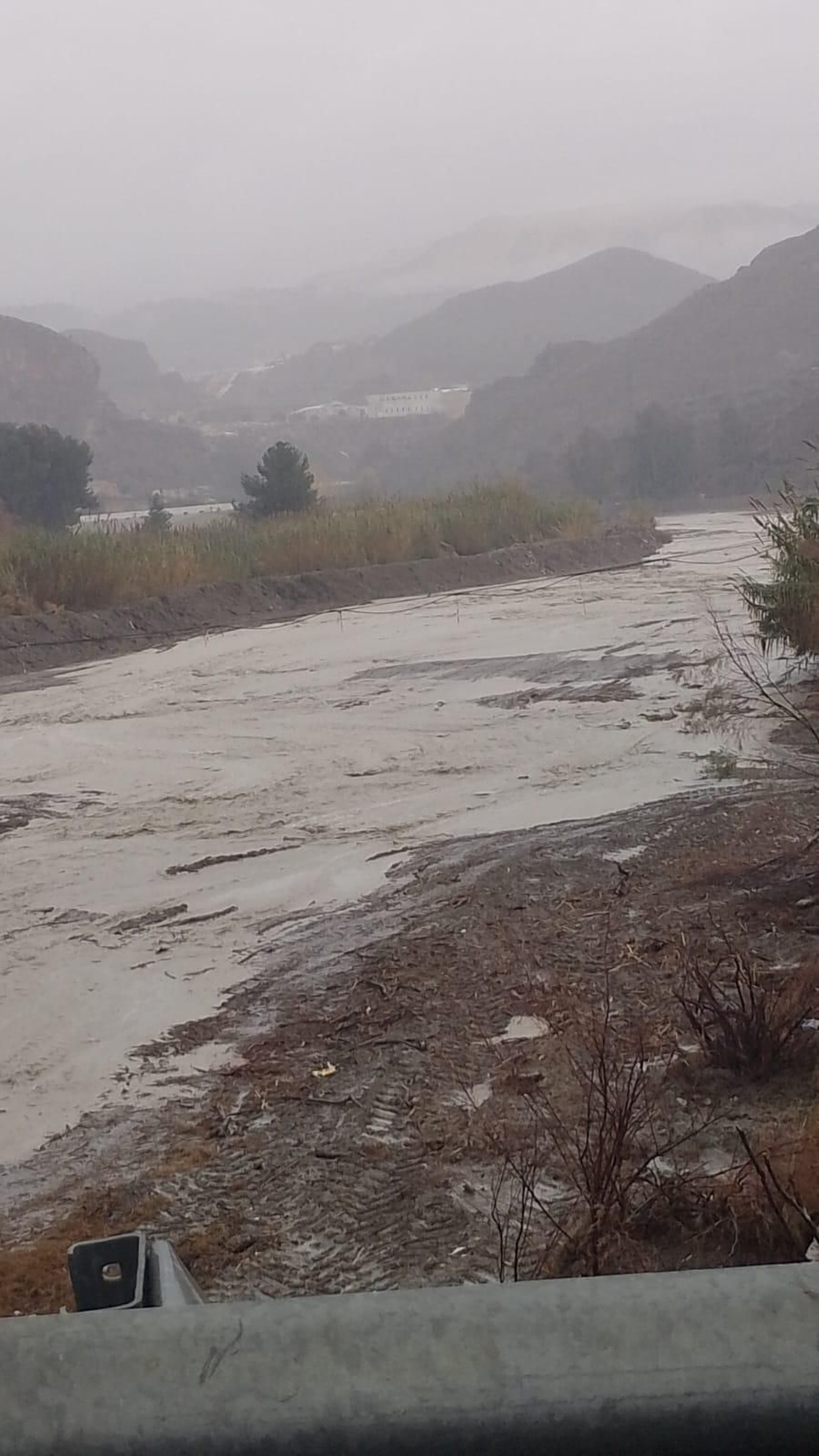 No solo lluvia, también granizo: así ha pasado la borrasca Emilia por el Almanzora y Los Vélez
