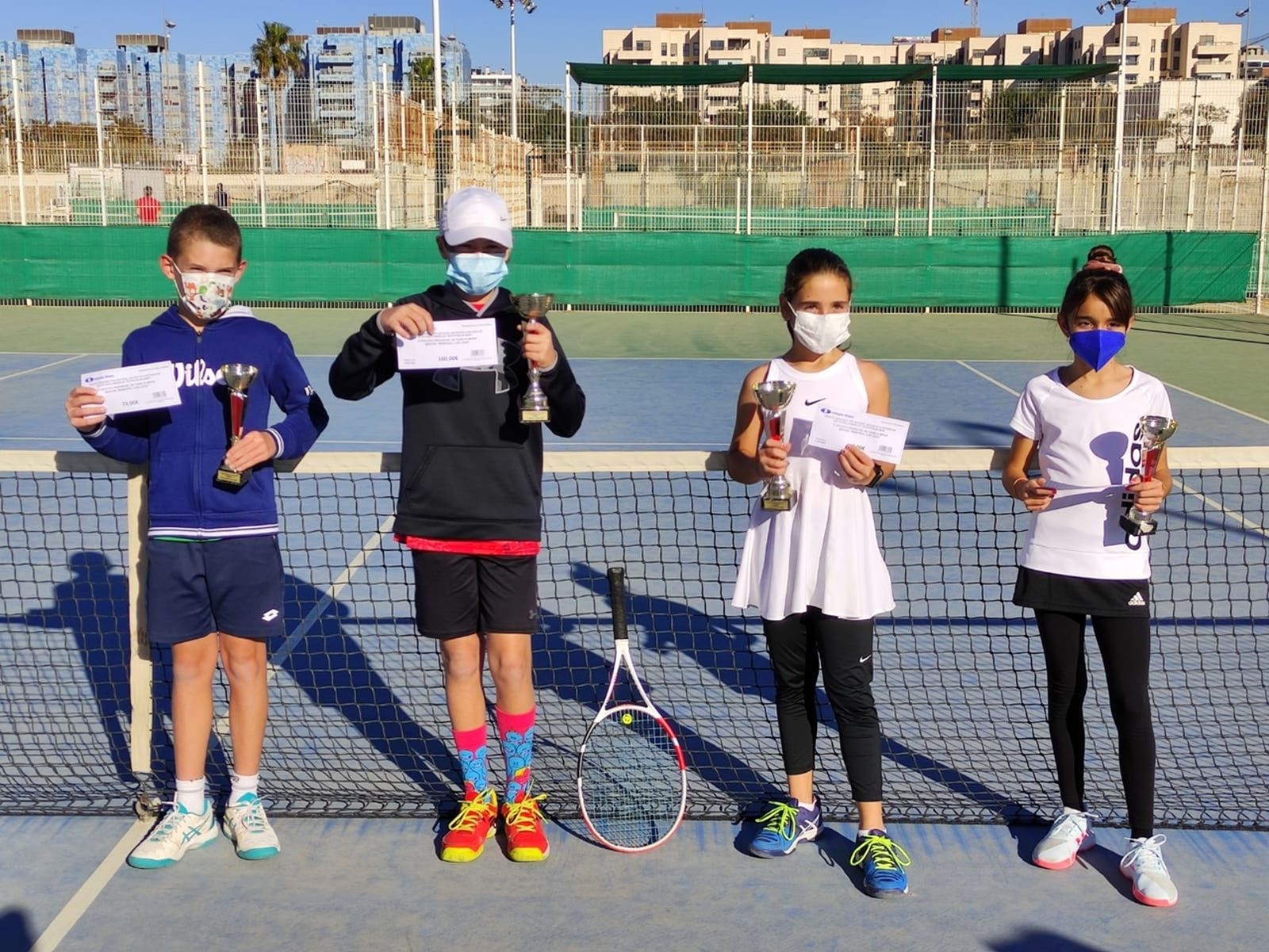 Darío Ruiz y Andrea Stanciu, ganadores del Máster Luis León benjamín