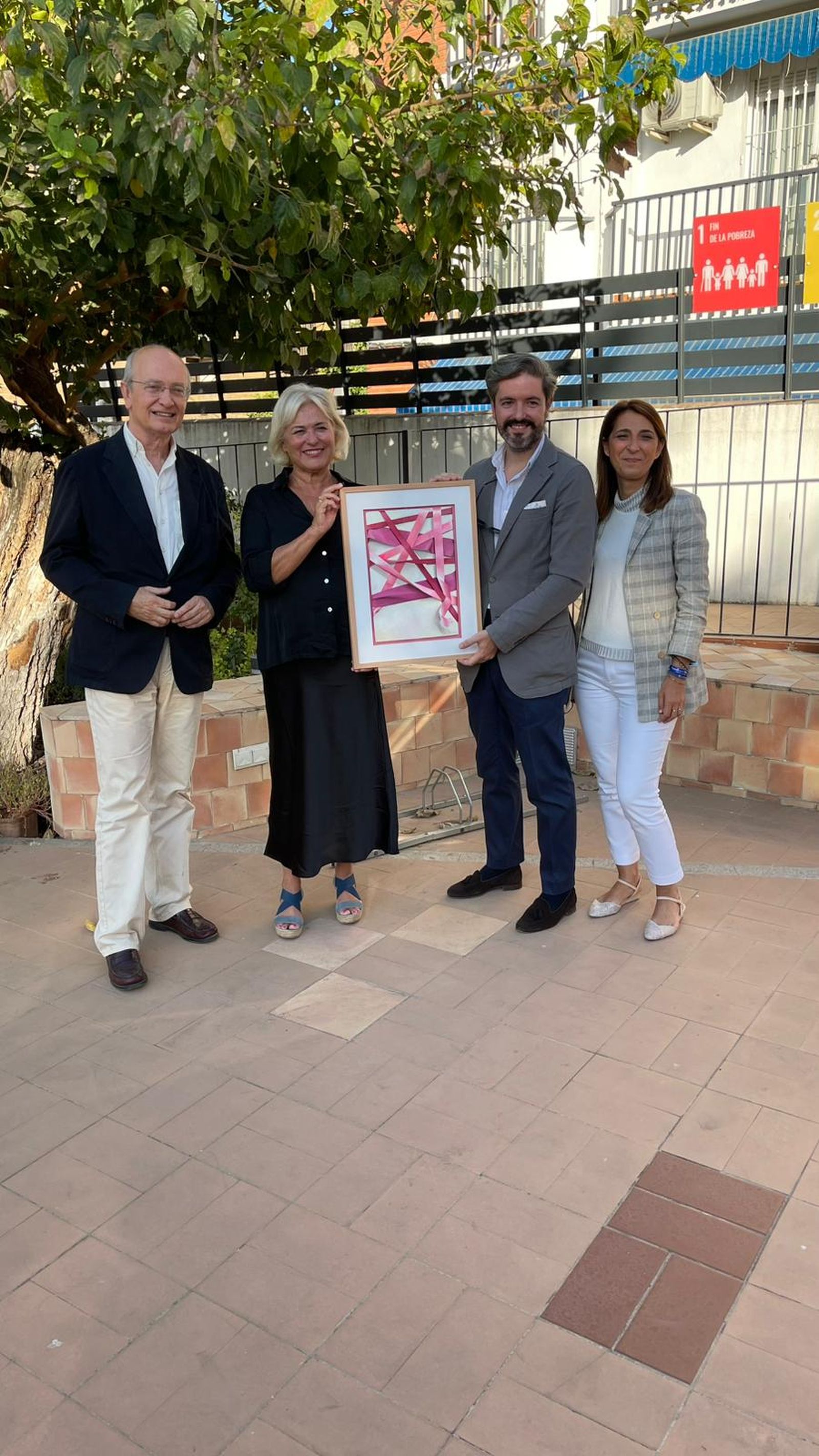 Un momento de la presentación del cartel de la IV IV Gala Lazo Rosa.