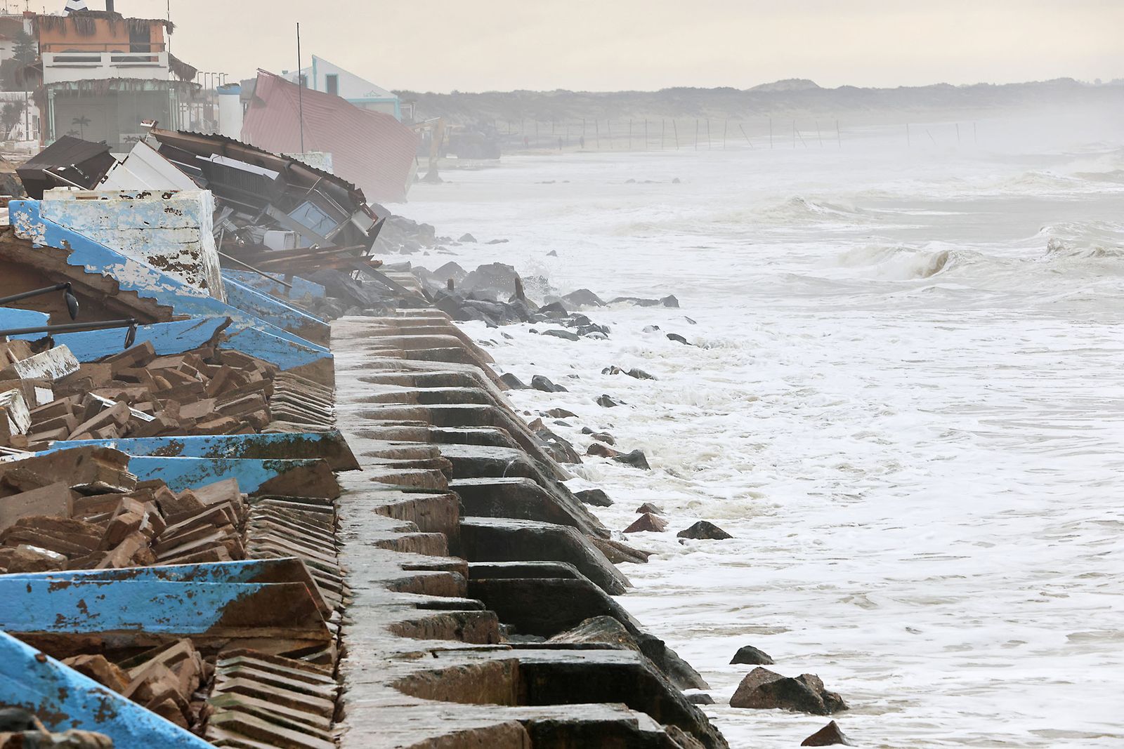 Las fotografías de los daños en Matalascañas