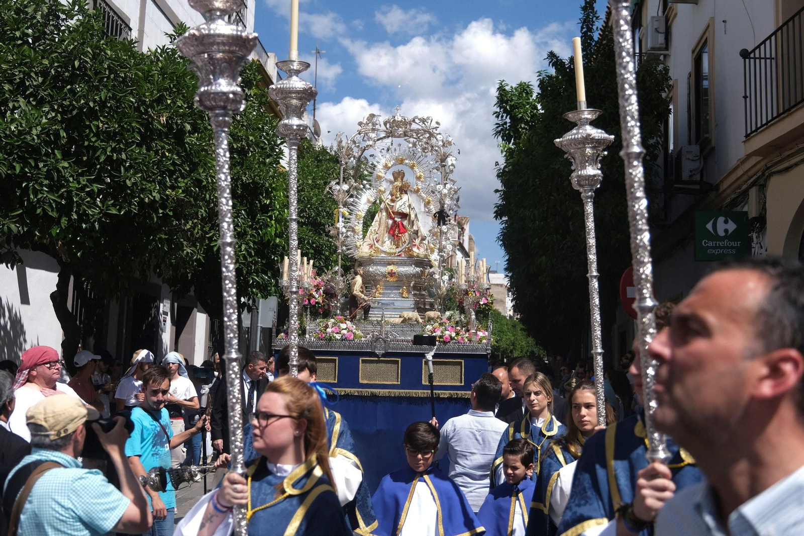 La procesión de la Virgen de la Cabeza de Córdoba, en imágenes