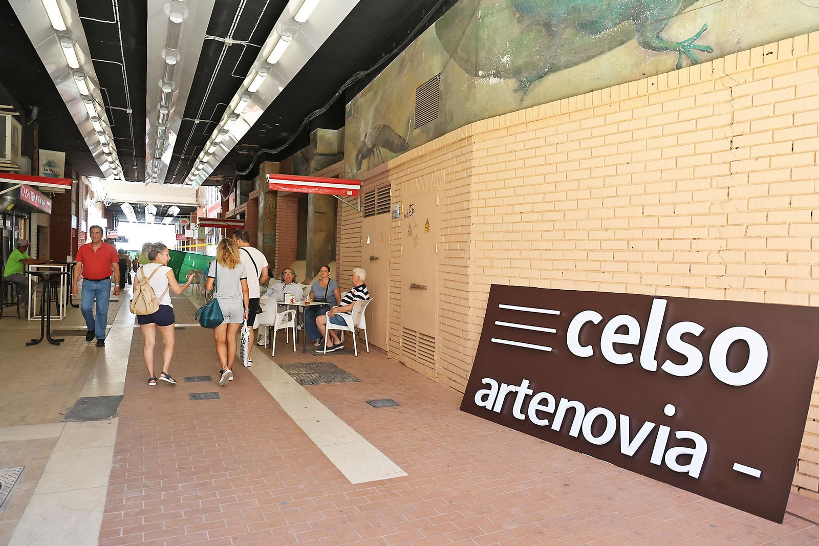 Pasaje Antonio Machado, punto de unión entre La Merced y el centro de la ciudad