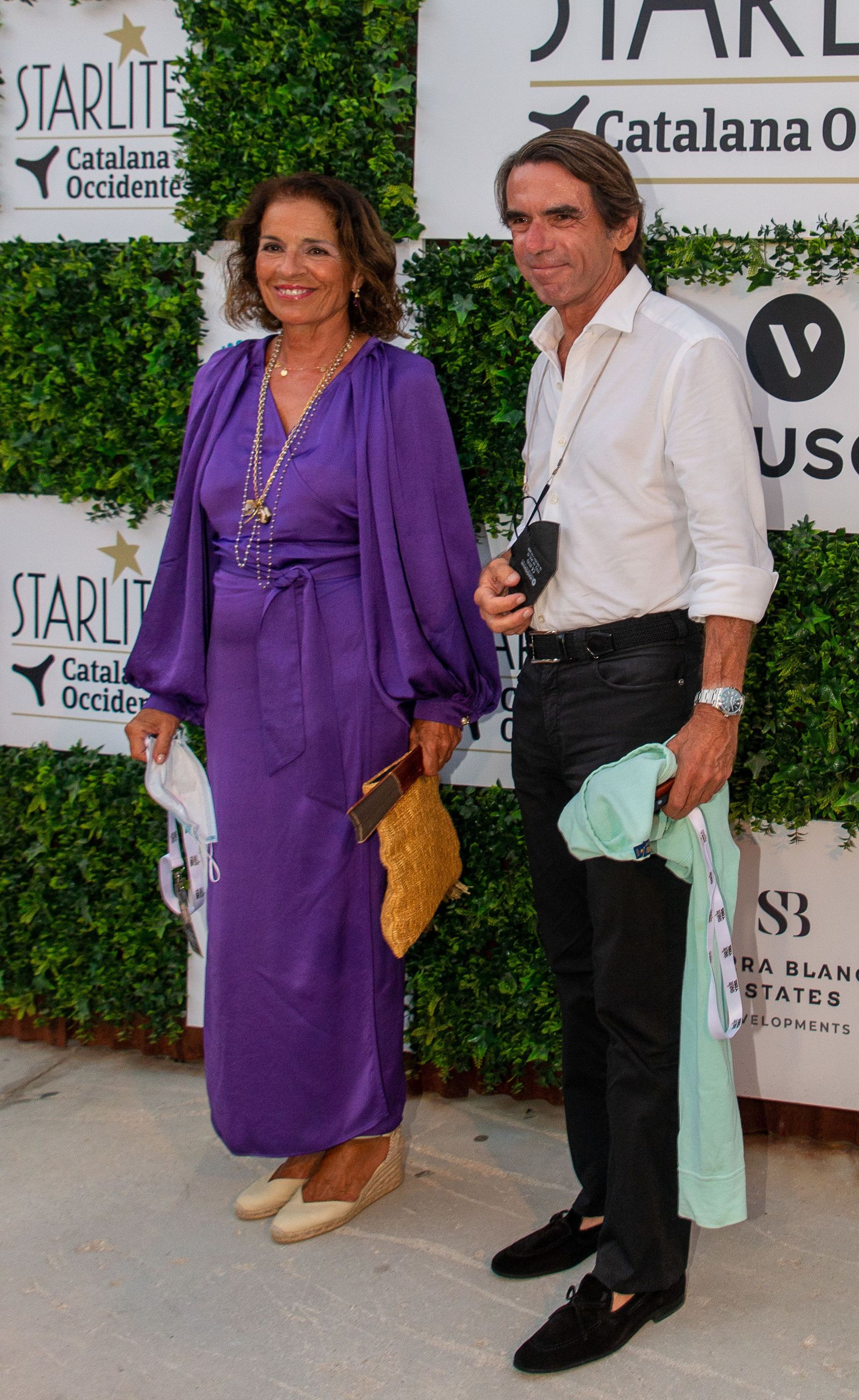 Ana Botella y José María Aznar.