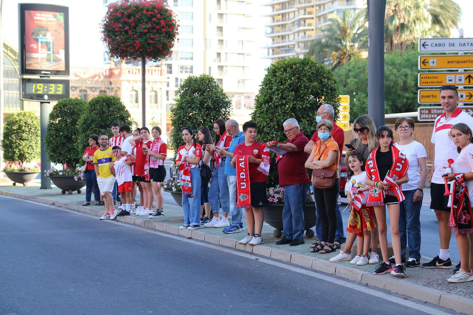 Las imágenes de la rúa de la UD Almería