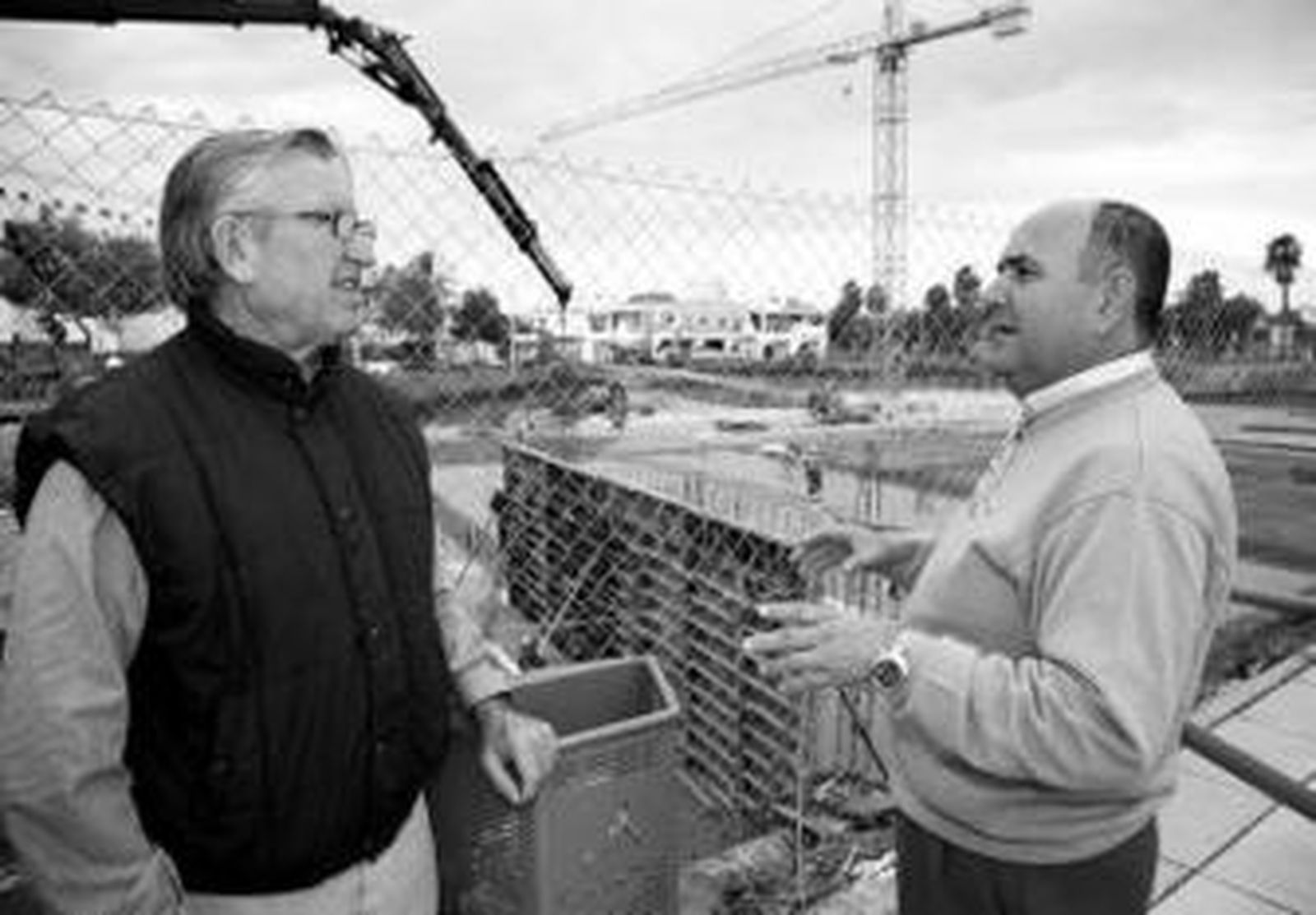 El delegado de Costa Ballena visitó esta semana las obras.