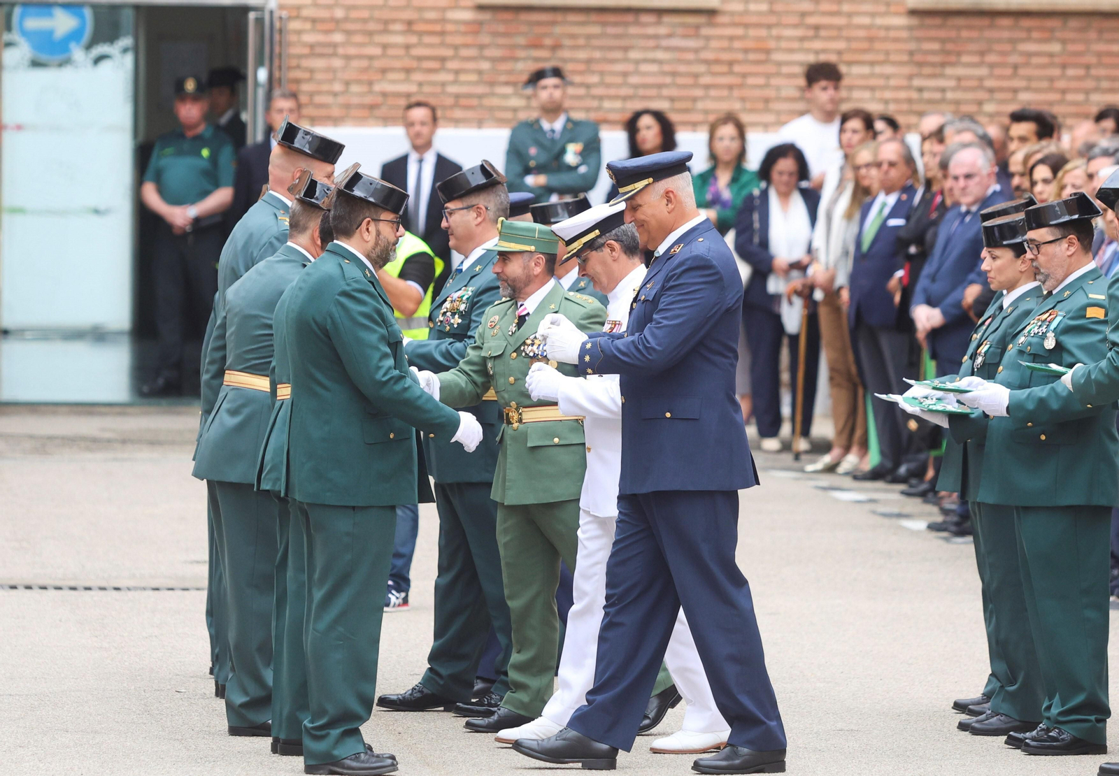 La Guardia Civil de Málaga homenajea a los agentes retirados en su 179 aniversario