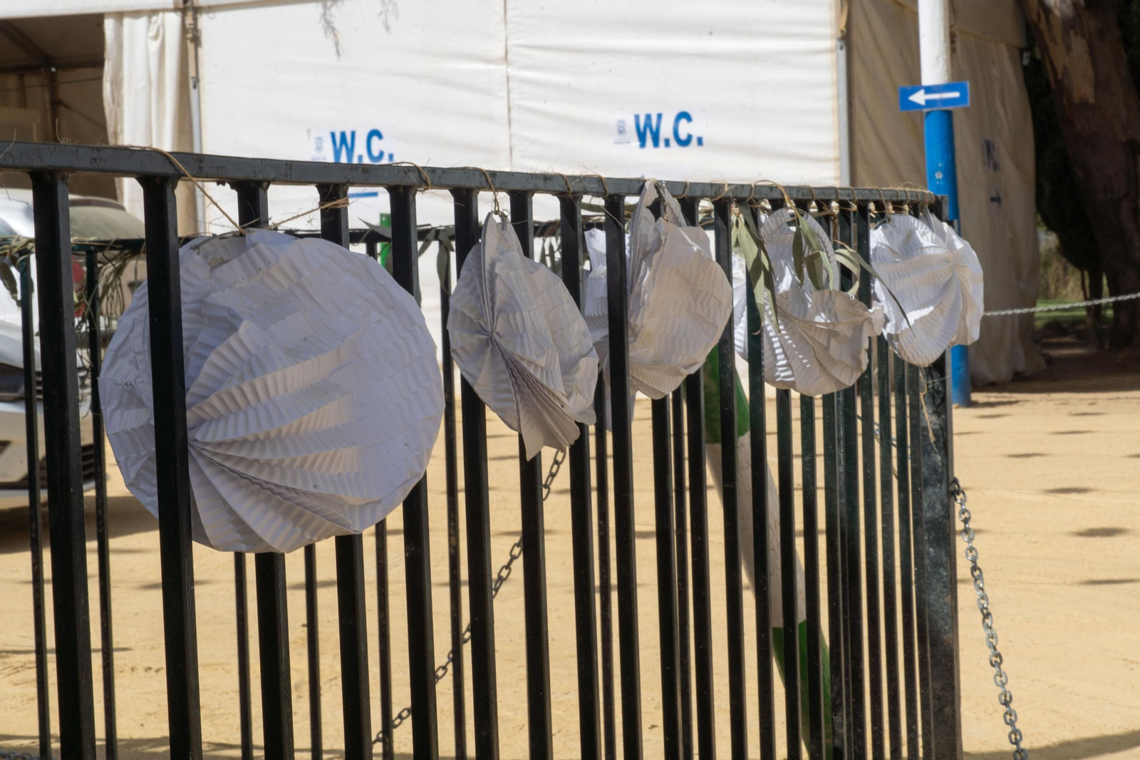 Imágenes de la recogida de las casetas de  Feria de Otoño y del Caballo