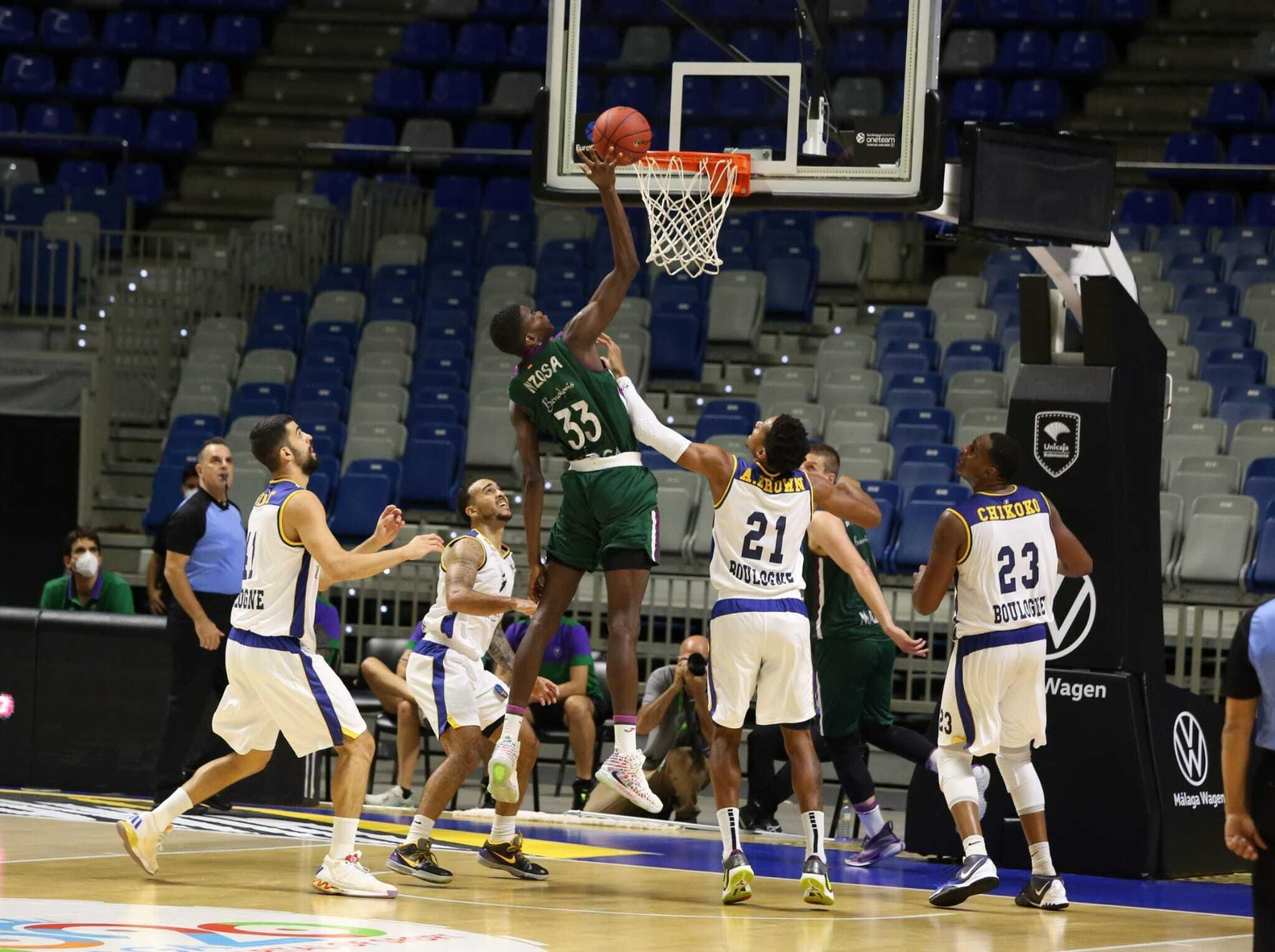 Las fotos del Unicaja - Boulogne Metropolitans 92