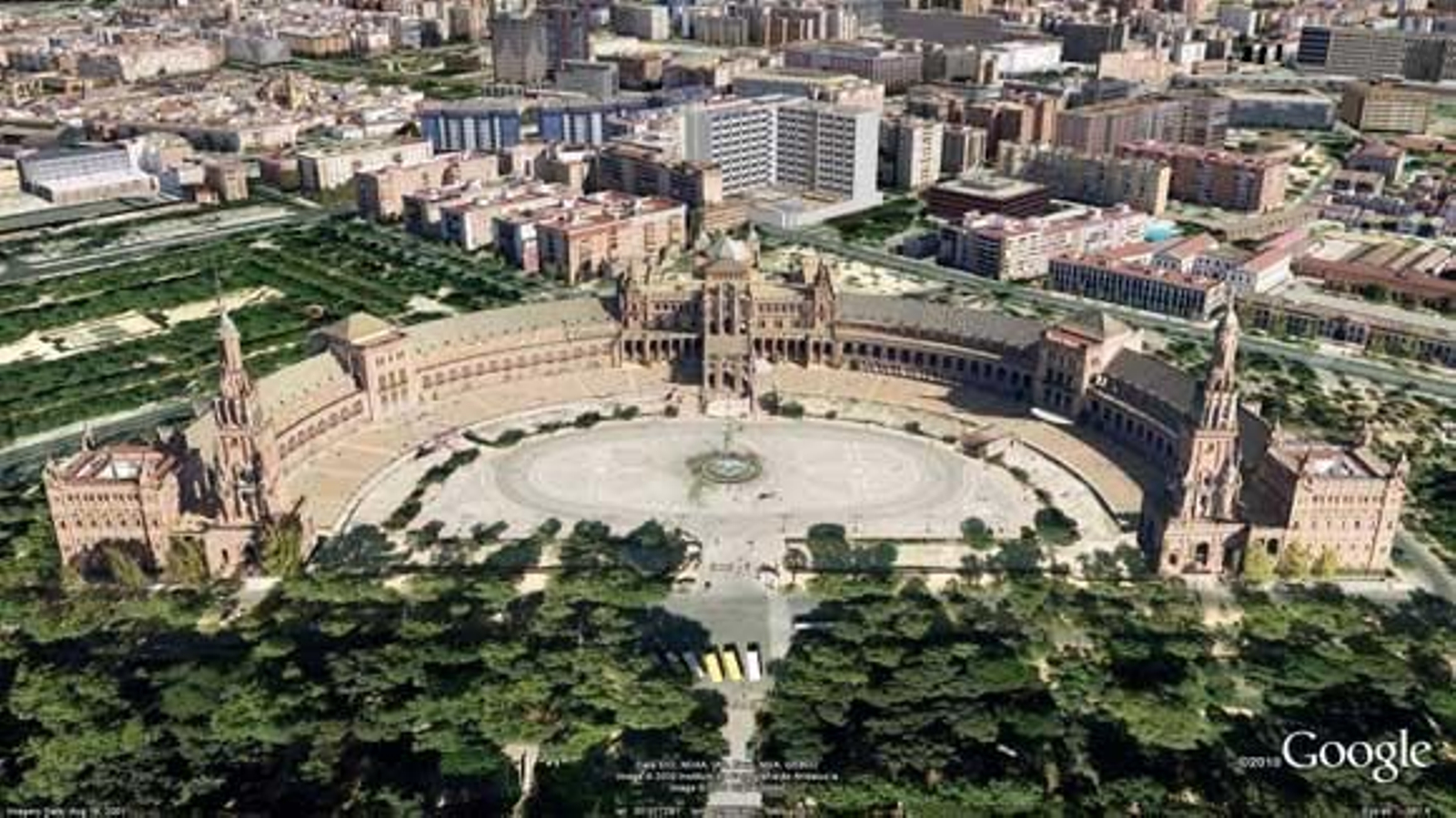 Sevilla desde Google Earth