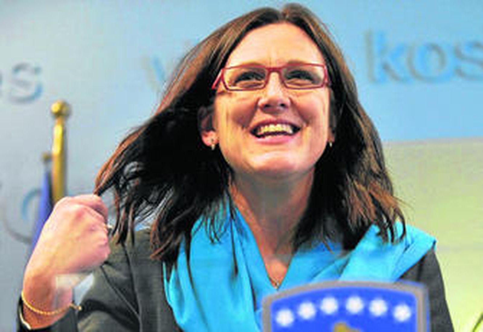 La comisaria de asuntos interiores Cecilia Malmstrom, una de las más activas en las redes sociales.