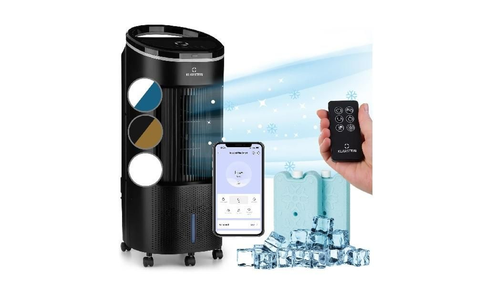 Climatizador evaporativo con agua Klarstein