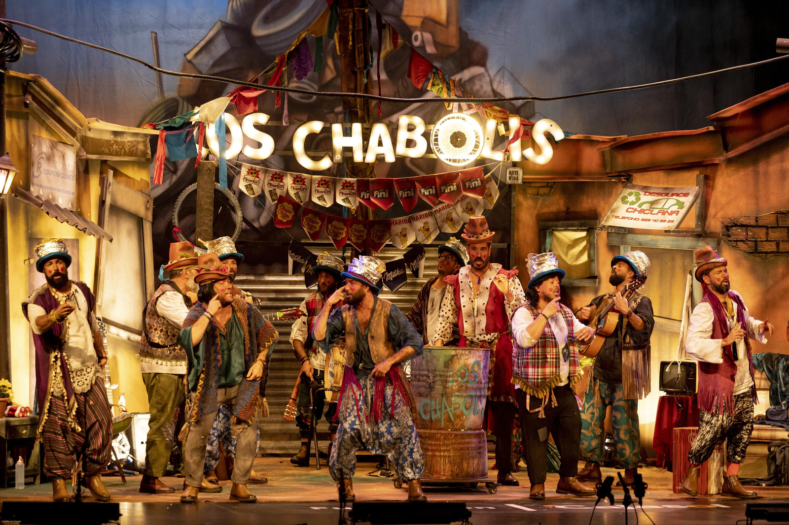 La chirigota 'Los Chabolis', la última participación del grupo de Los Molina en el Falla