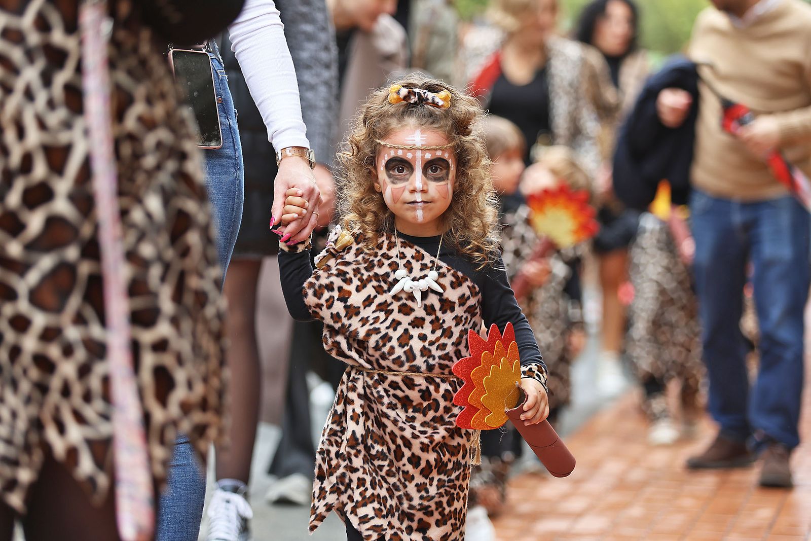 Imágenes del desfile “Un paseo por la historia”  de los niños del colegio Funcadia de Huelva