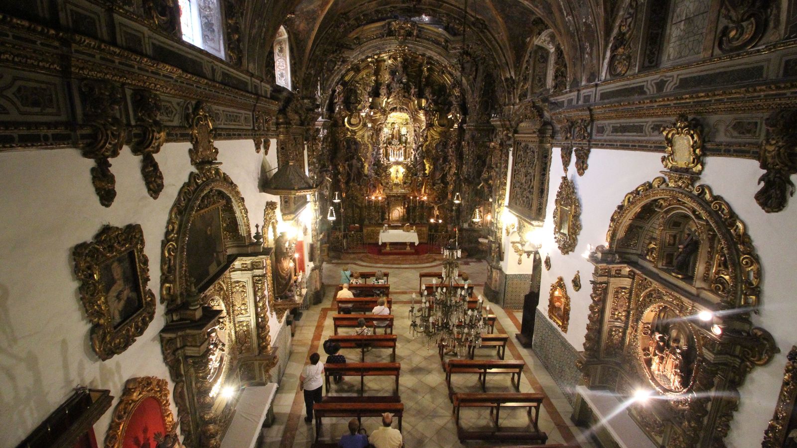 Vista cenital de la capillita de San José.