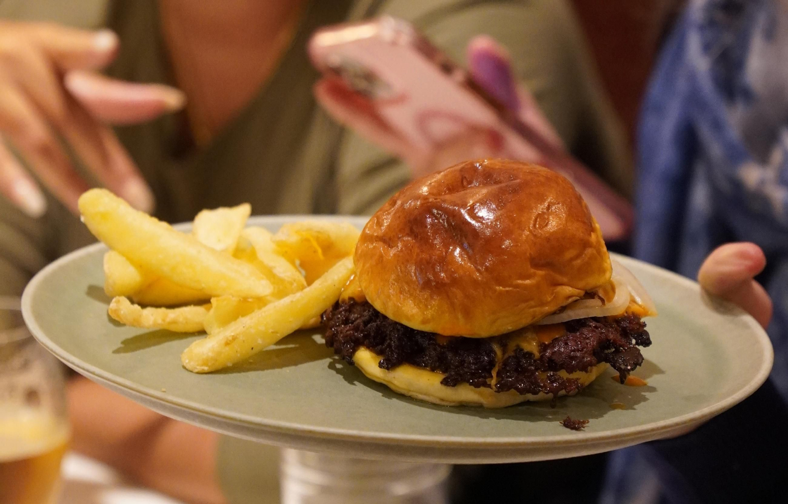 Hamburguesa de Menta Go.