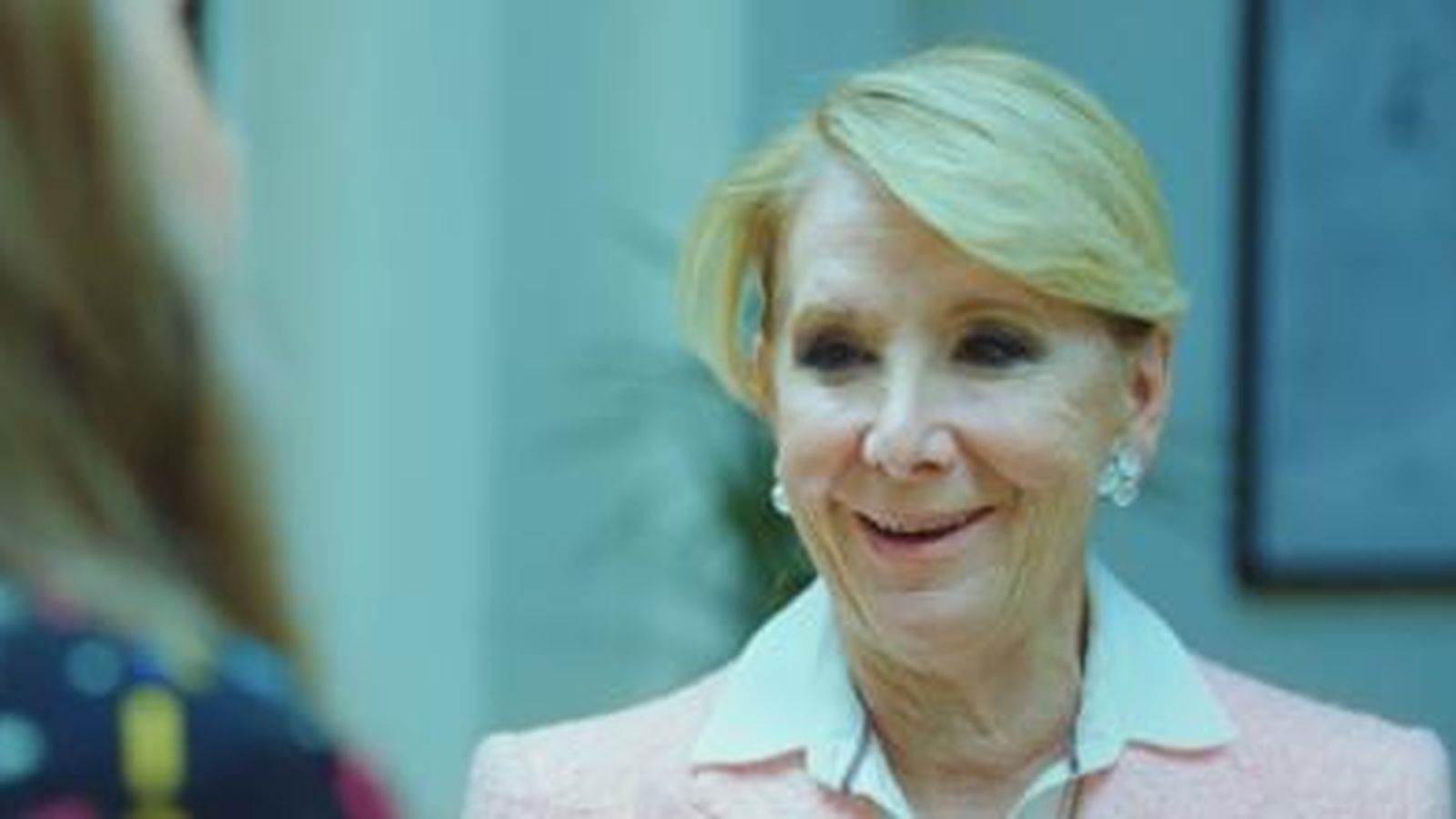 La ex presidenta de la Comunidad de Madrid, en su última intervención televisiva.