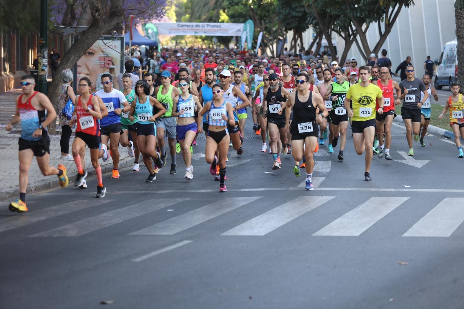 Búscate en las fotos de la Carrera de la Prensa de Málaga 2023