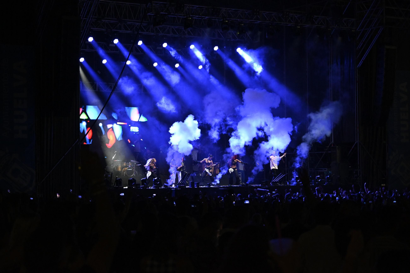 Imágenes del concierto de Sergio Contreras y Raule en las Colombinas