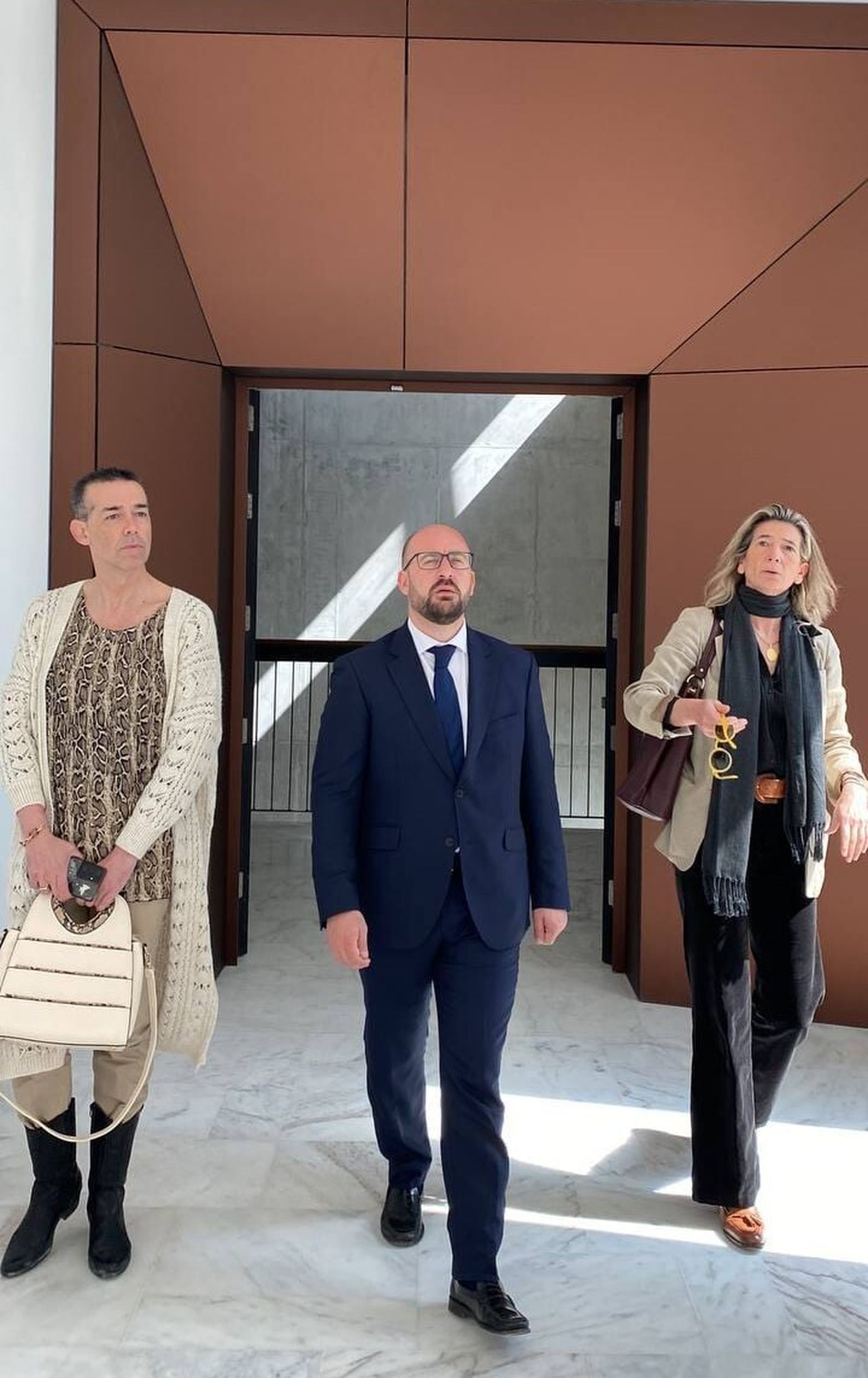 La recepción de las obras, ya finalizadas, de la que será sede del Museo de la Ciudad.