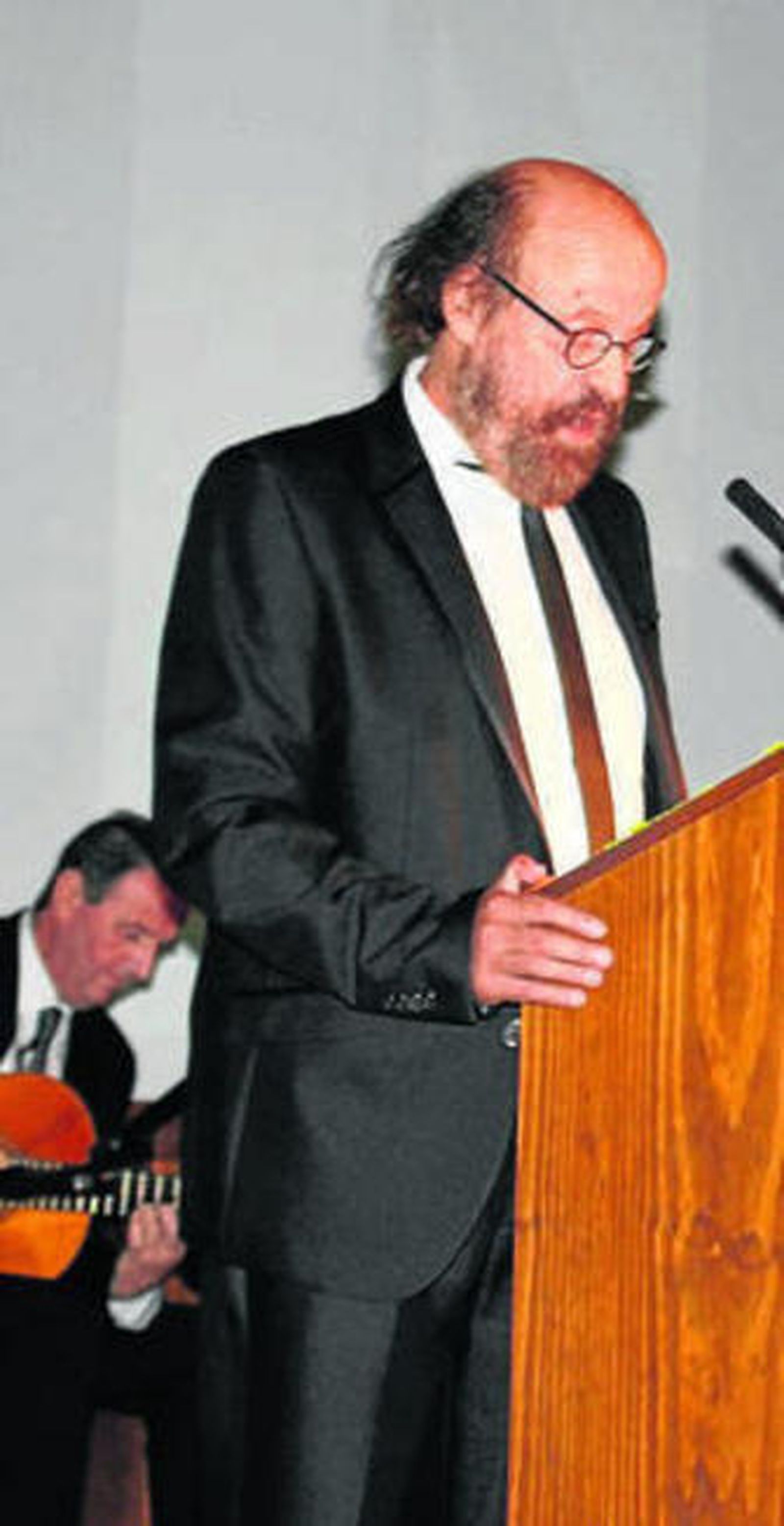 Cuesta Arana durante el pregón.