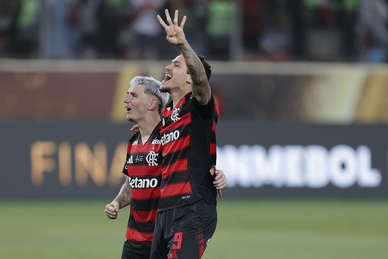 Las fotos de la final de la Copa Libertadores con triunfo de Flamengo sobre Palmeiras