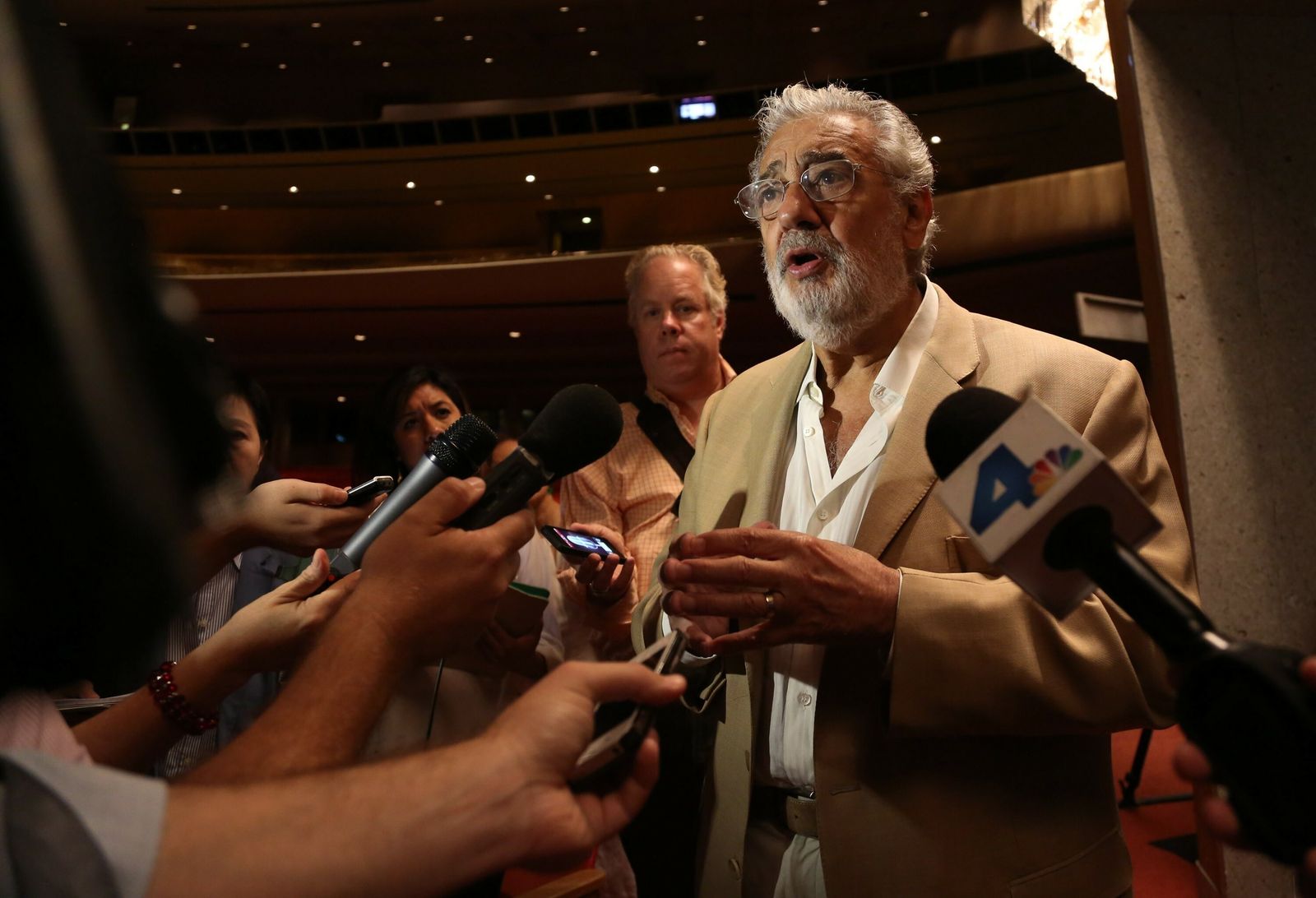 Plácido Domingo, en la Ópera de Los Ángeles en una imagen del año 2013.