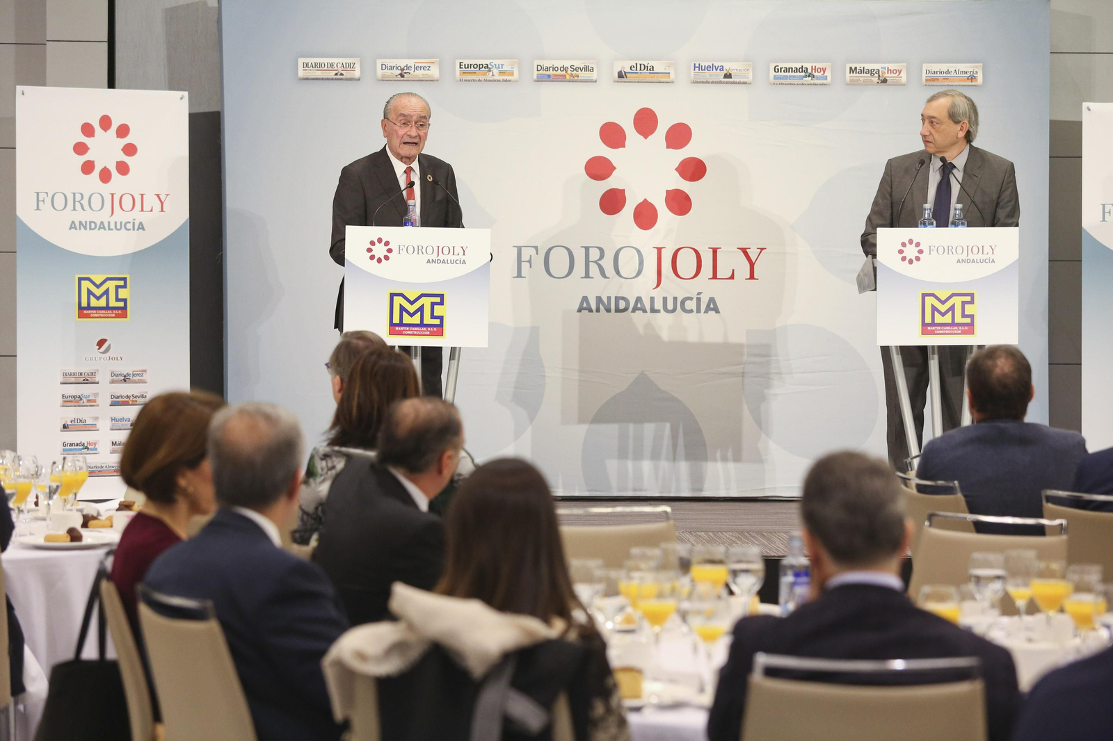 Fotos del Desayuno informativo Grupo Joly con el alcalde de Málaga