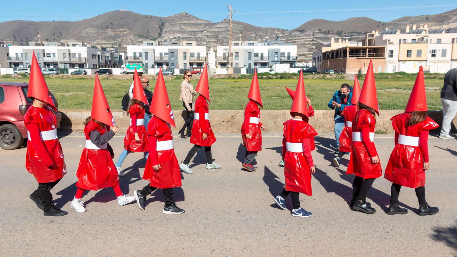 Cerca de 300 alumnos de la Costa celebran un Viernes de Dolores muy especial