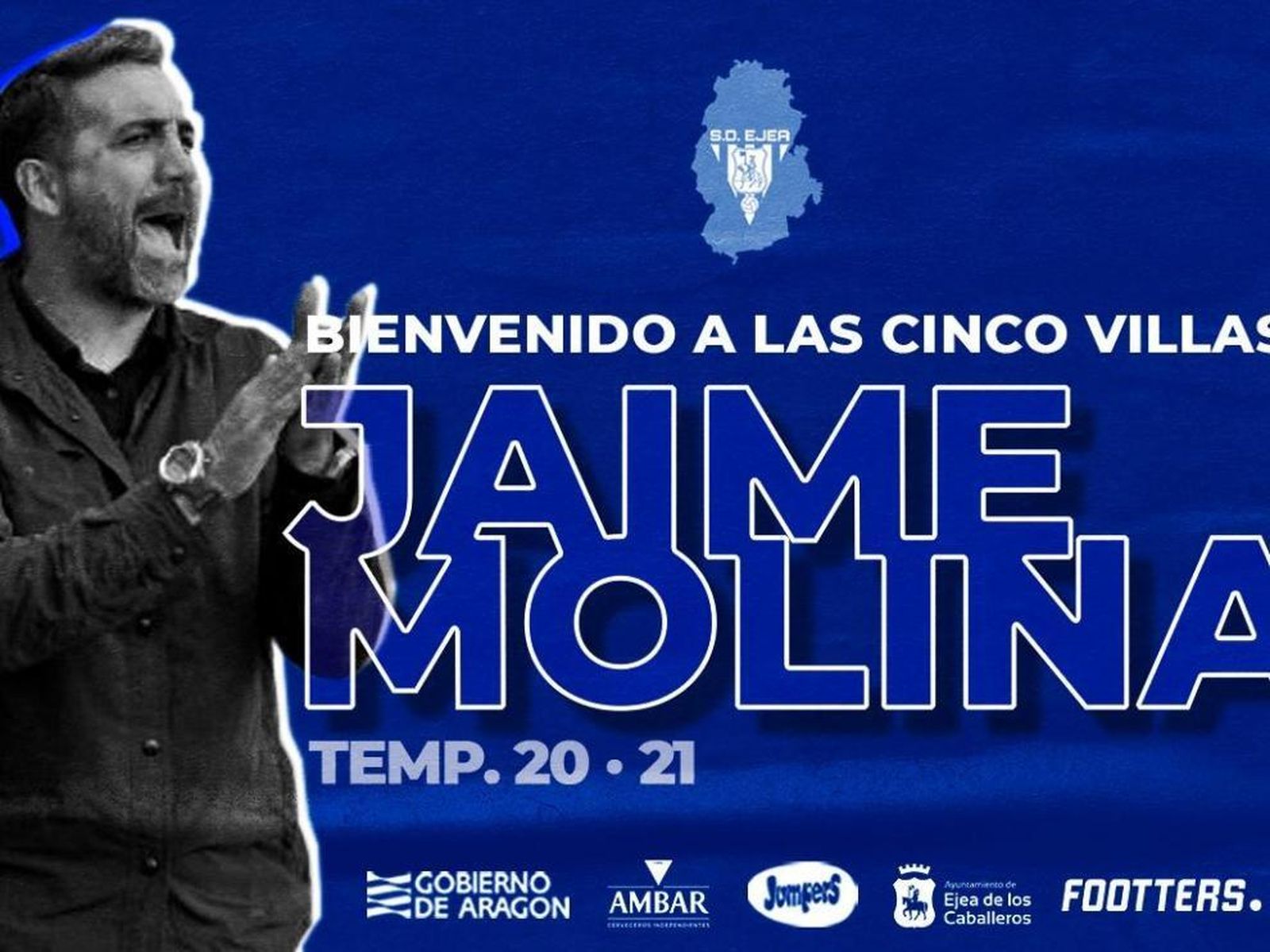 El anuncio del fichaje de Jaime Molina por el Ejea aragonés