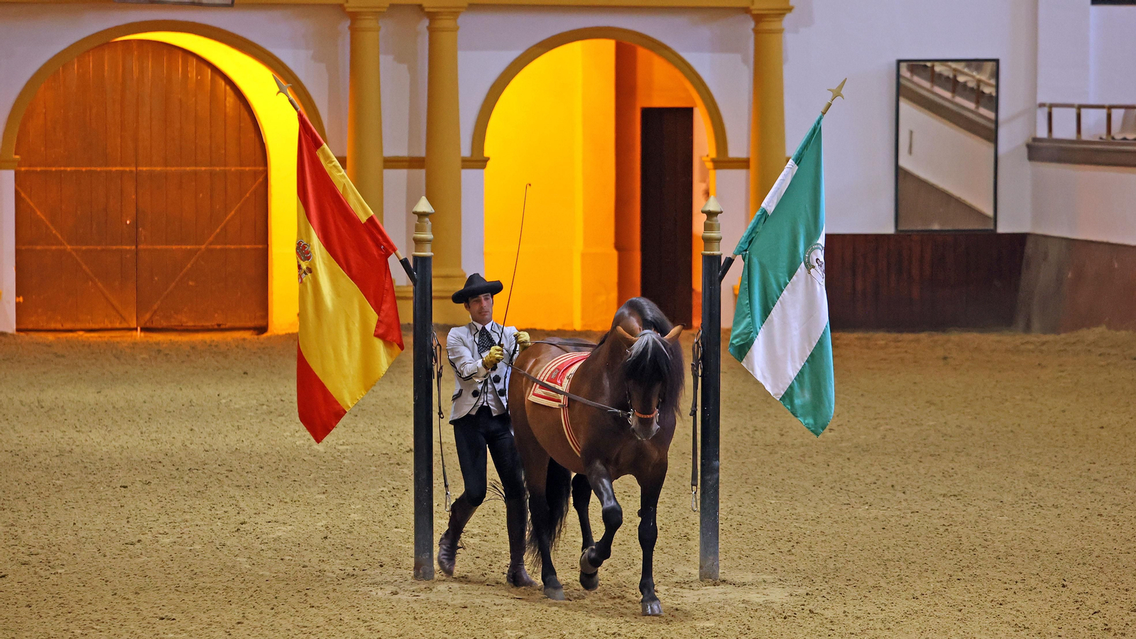 Espectáculo de la Real Escuela Andaluza de Arte Ecuestre dedicada al 40 aniversario de Diario de Jerez