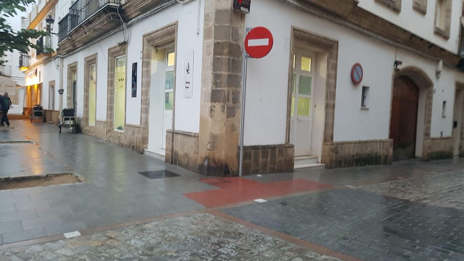 Una imagen de la plaza Juan de la Cosa, en el centro de El Puerto.