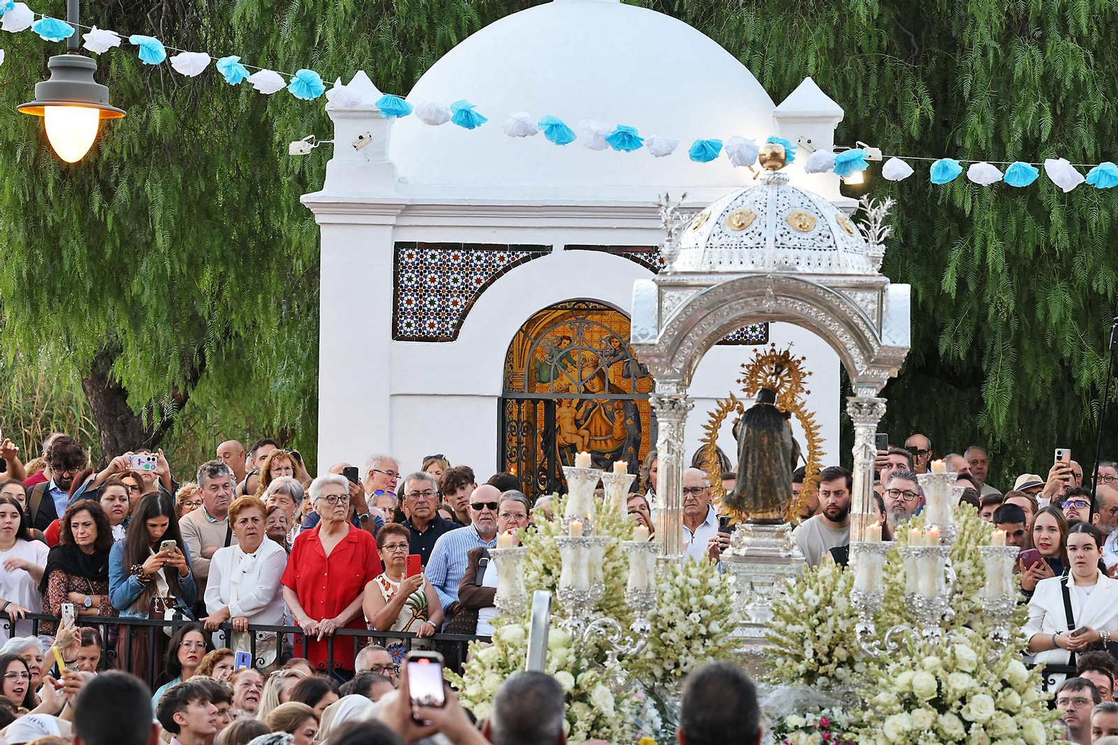 Imágenes de la bajada de la Virgen de la Cinta