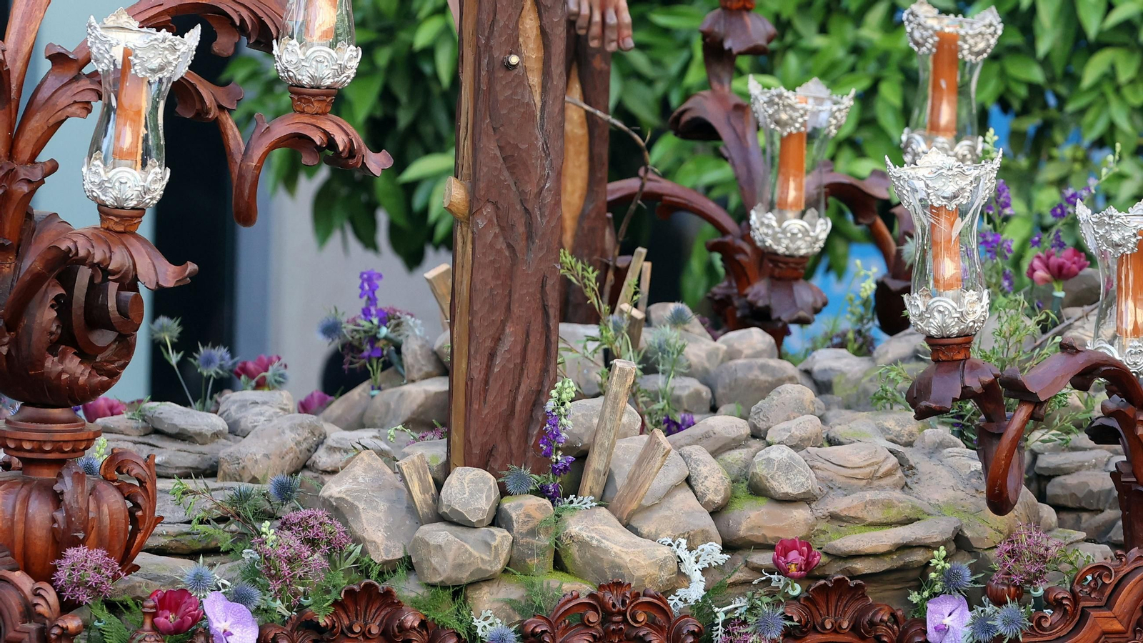 Imágenes de la Hermandad del Perdón en el Domingo de Ramos de Jerez 2025