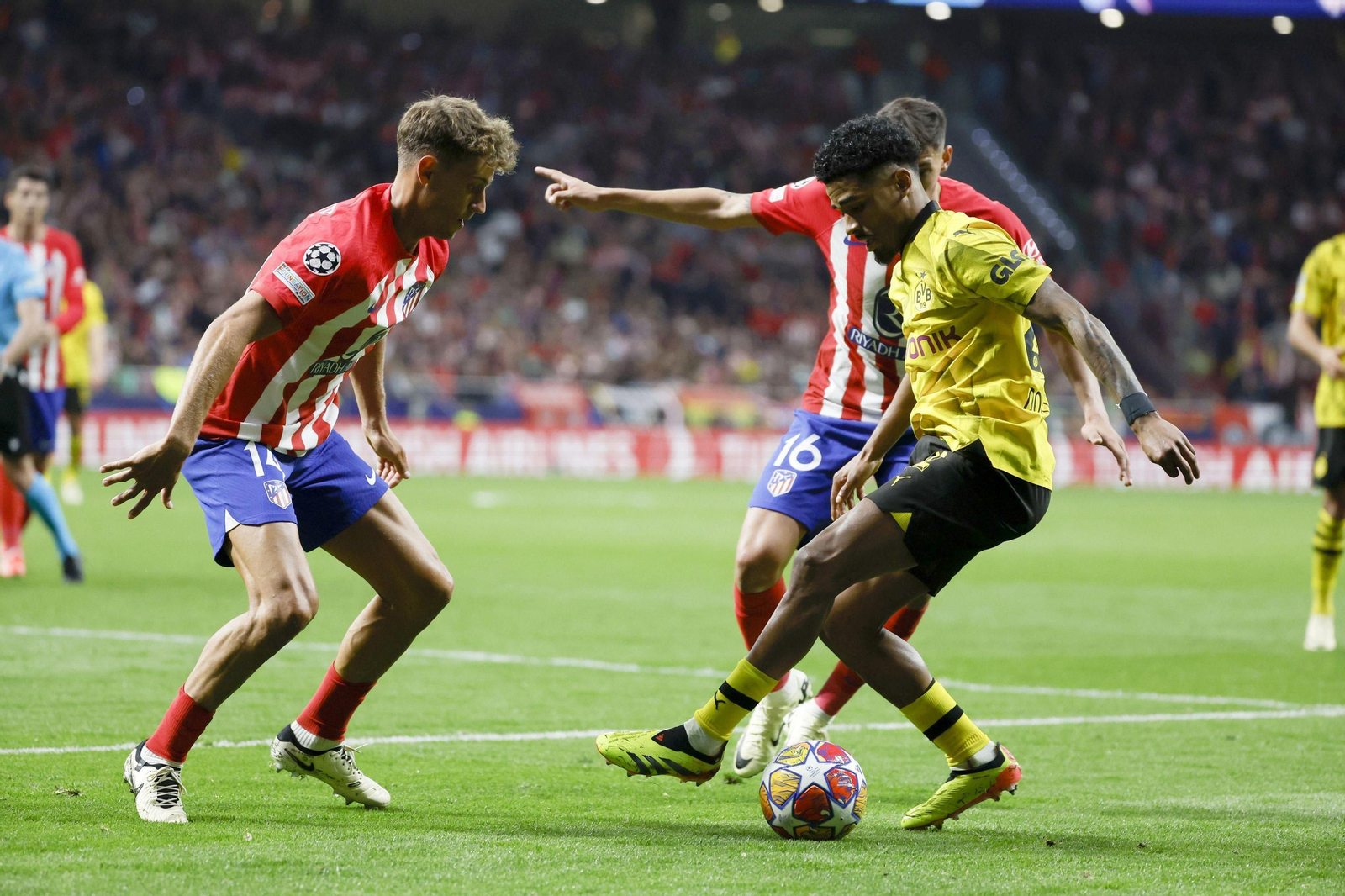 El Atlético de Madrid - Borussia Dortmund, en fotos