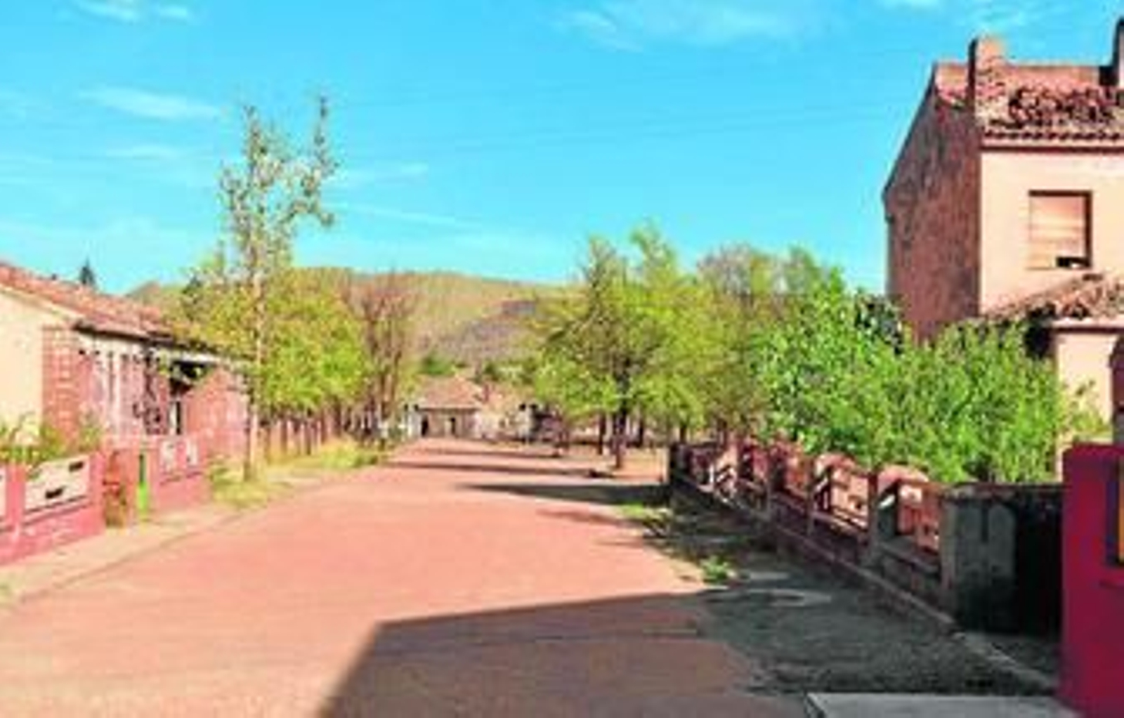 Aspecto que presenta en la actualidad el poblado abandonado.