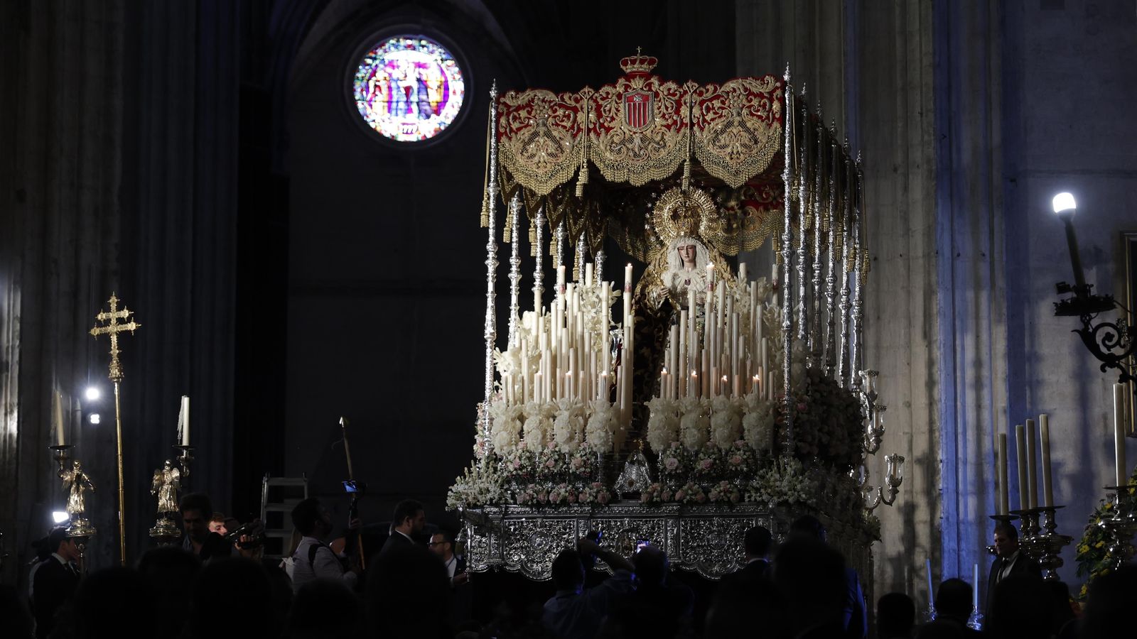 La Virgen de las Mercedes en el interior de la Catedral.