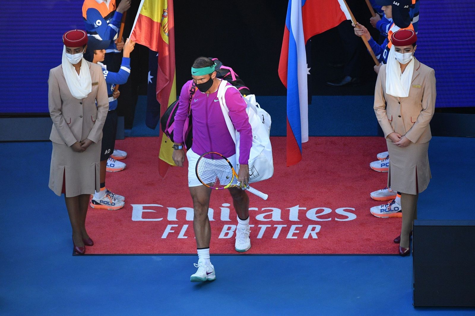 Las imágenes de la gran final entre Nadal y Medvedev (1)