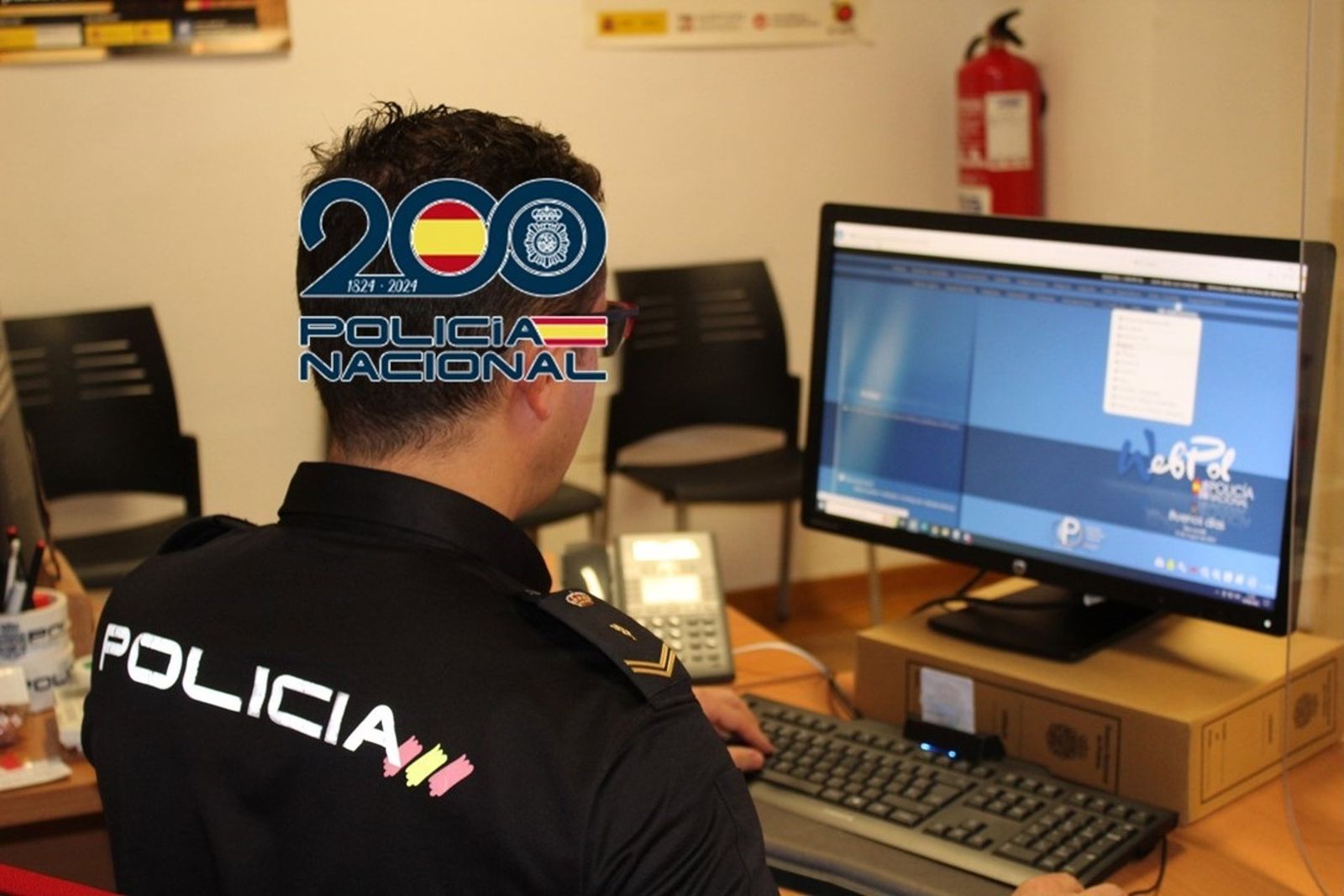 Una imagen de archivo de un agente de Policía Nacional.