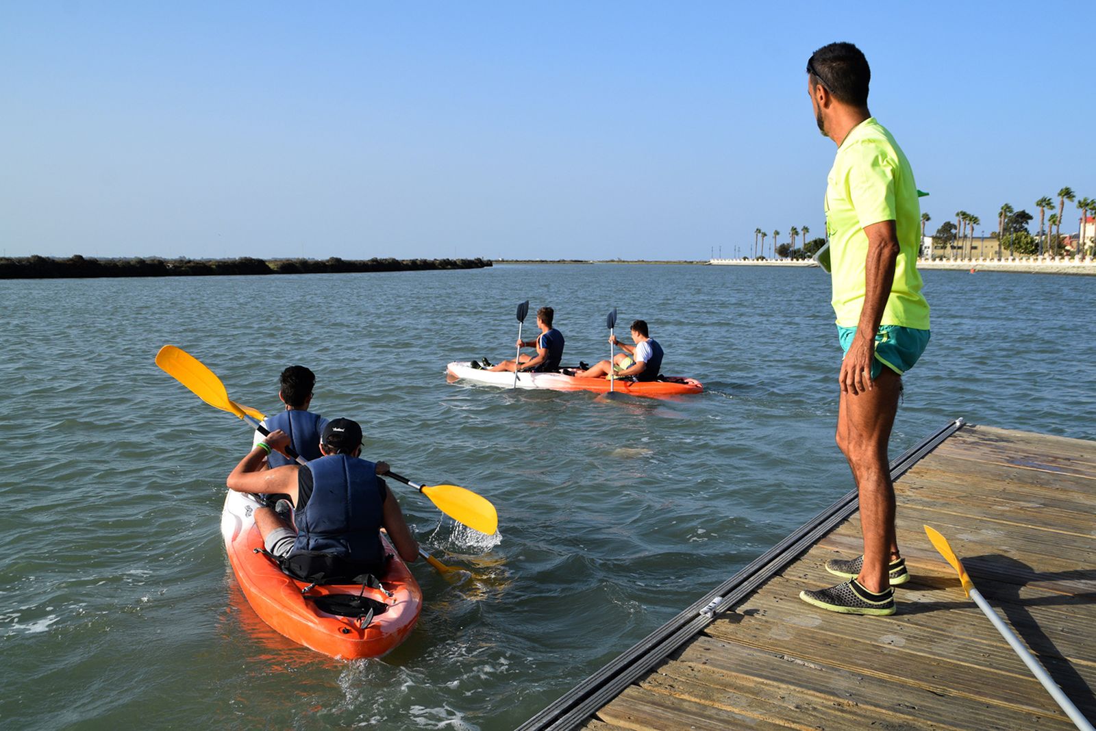 Las salidas se realizan desde el pantalán de la Magdalena.