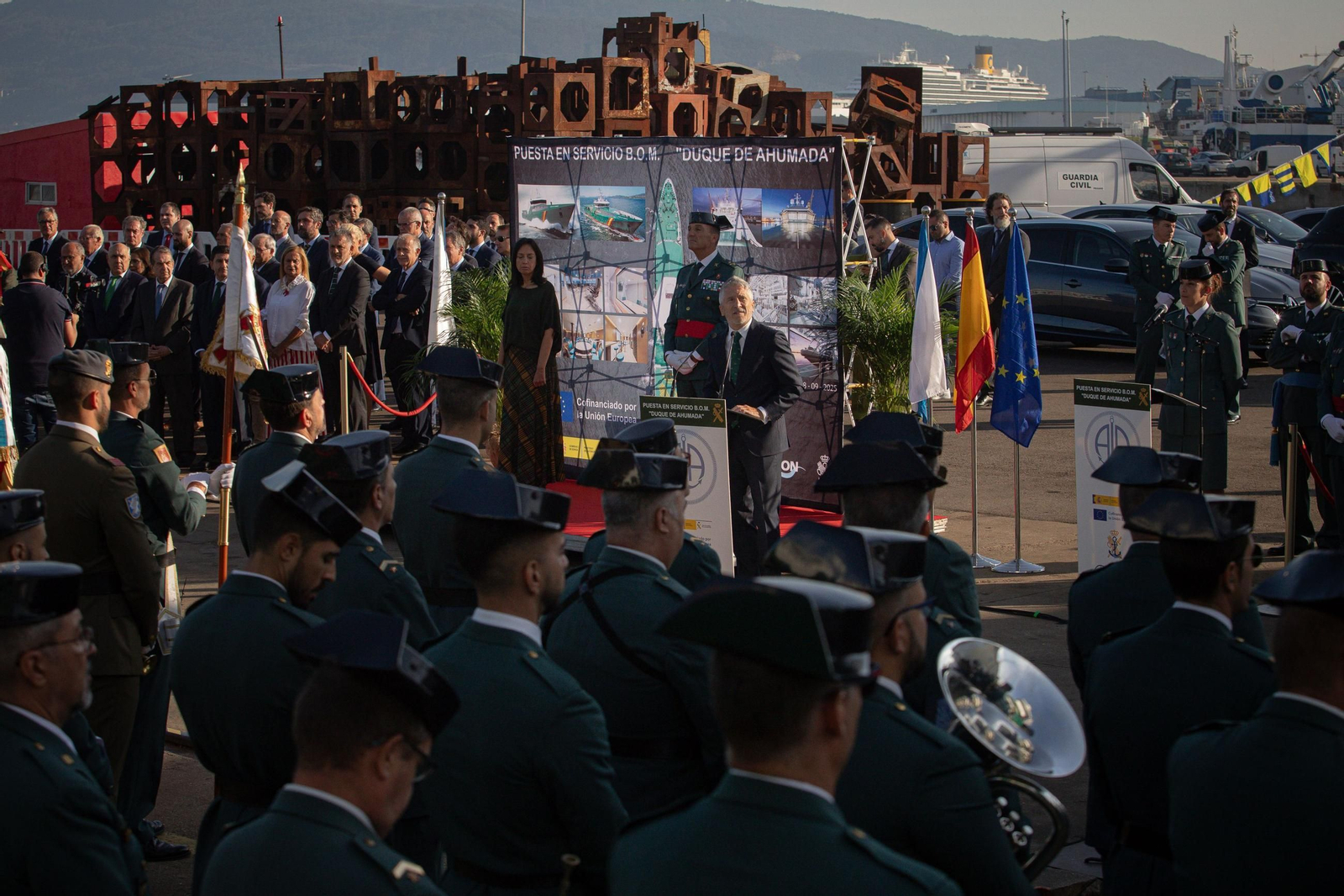 Las fotos de la entrega del buque 'Duque de Ahumada' a la Guardia Civil