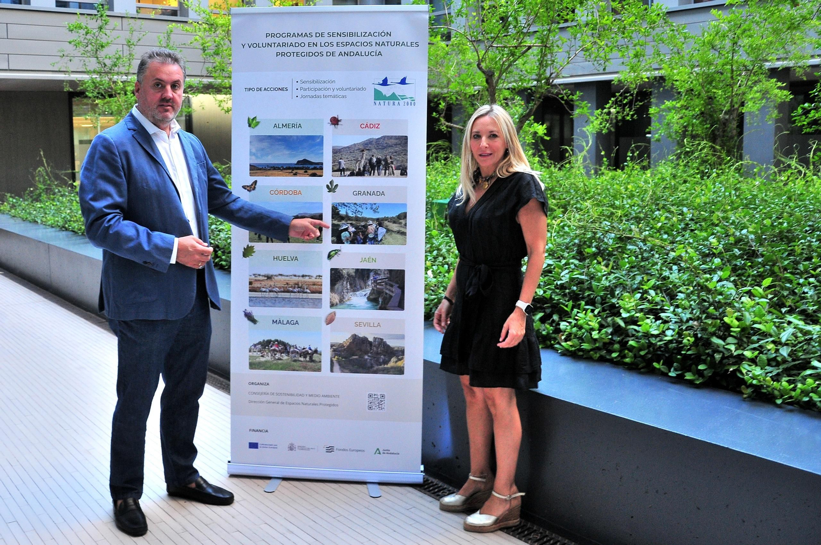 El delegado territorial de Sostenibilidad y Medio Ambiente, Manuel Francisco García, presenta la iniciativa