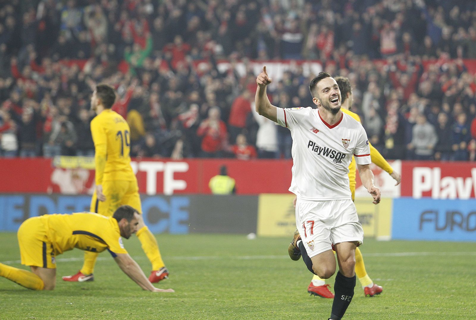 El Sevilla FC-Atlético de Madrid de Copa, en imágenes