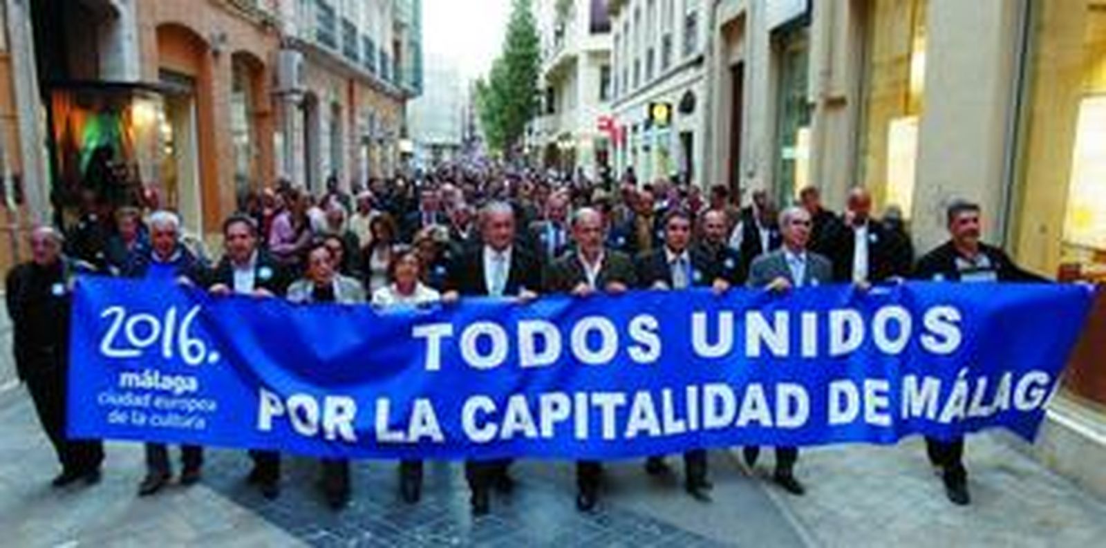 Imagen de la manifestación por la Capitalidad Cultural del pasado mes de abril.