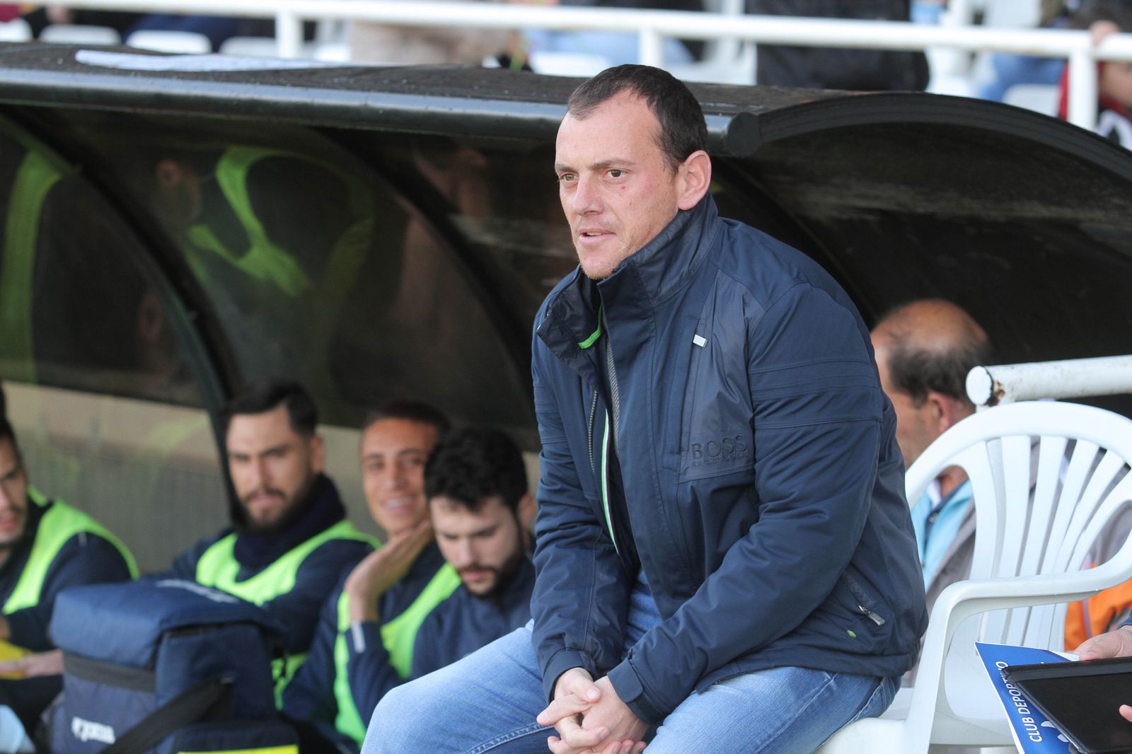 Alberto González, entrenador del Linares Deportivo.