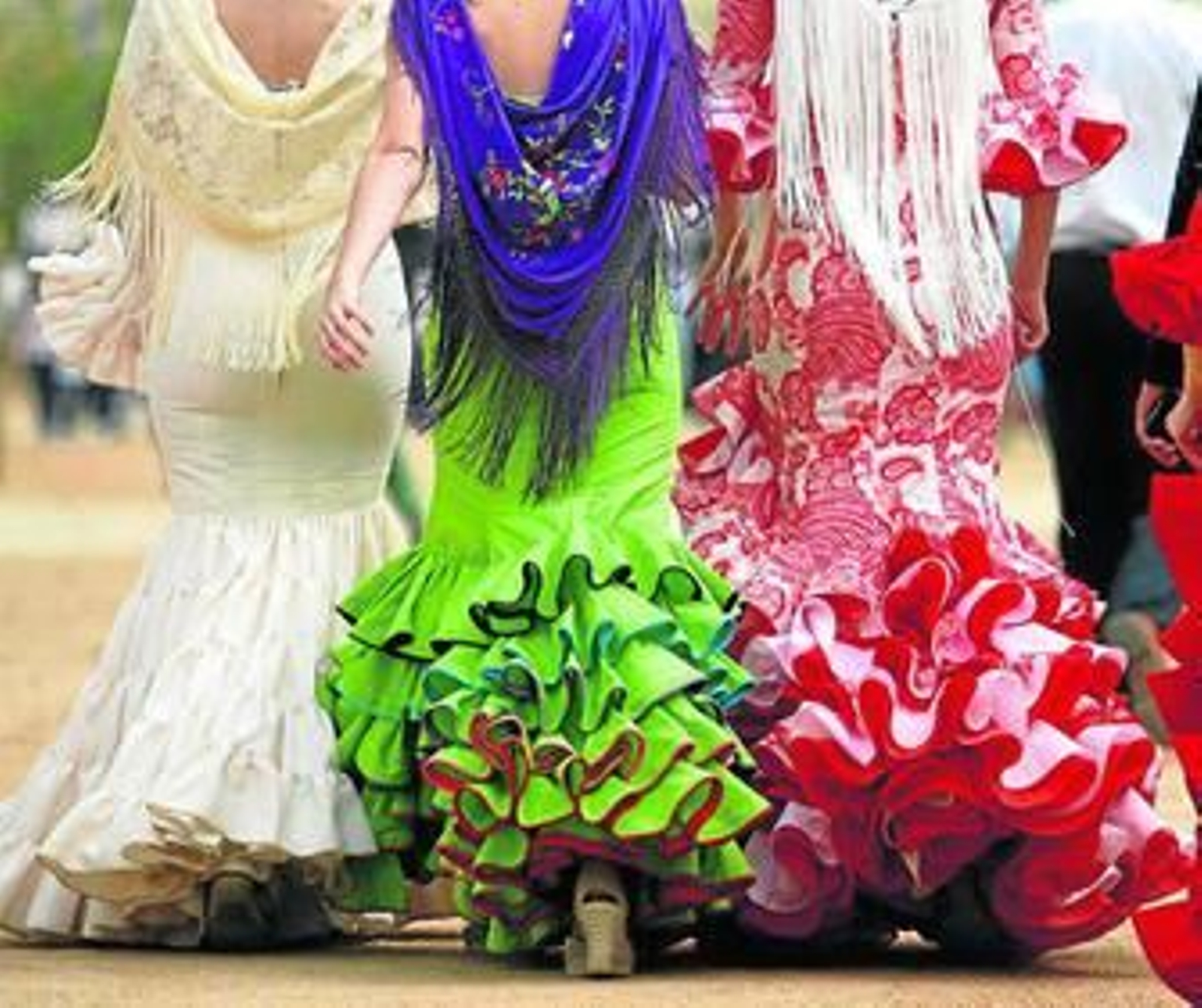 El vestido tiene hasta un salón internacional de moda con las últimas tendencias.