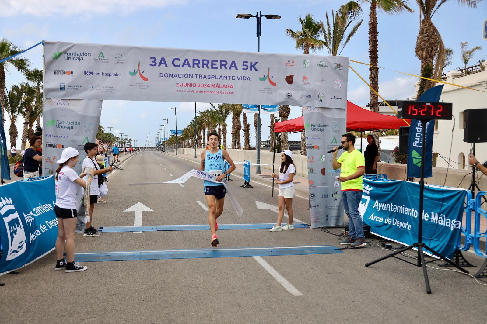 Las fotos de la 3ª carrera solidaria Memorial Vicente Granados en Málaga