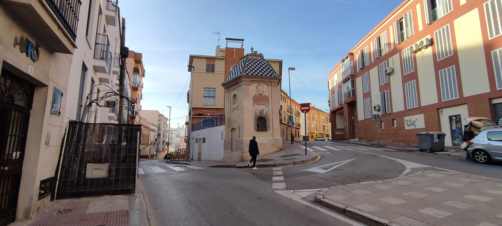 El arca principal del acueducto de San Telmo tal y como se encuentra hoy en día.