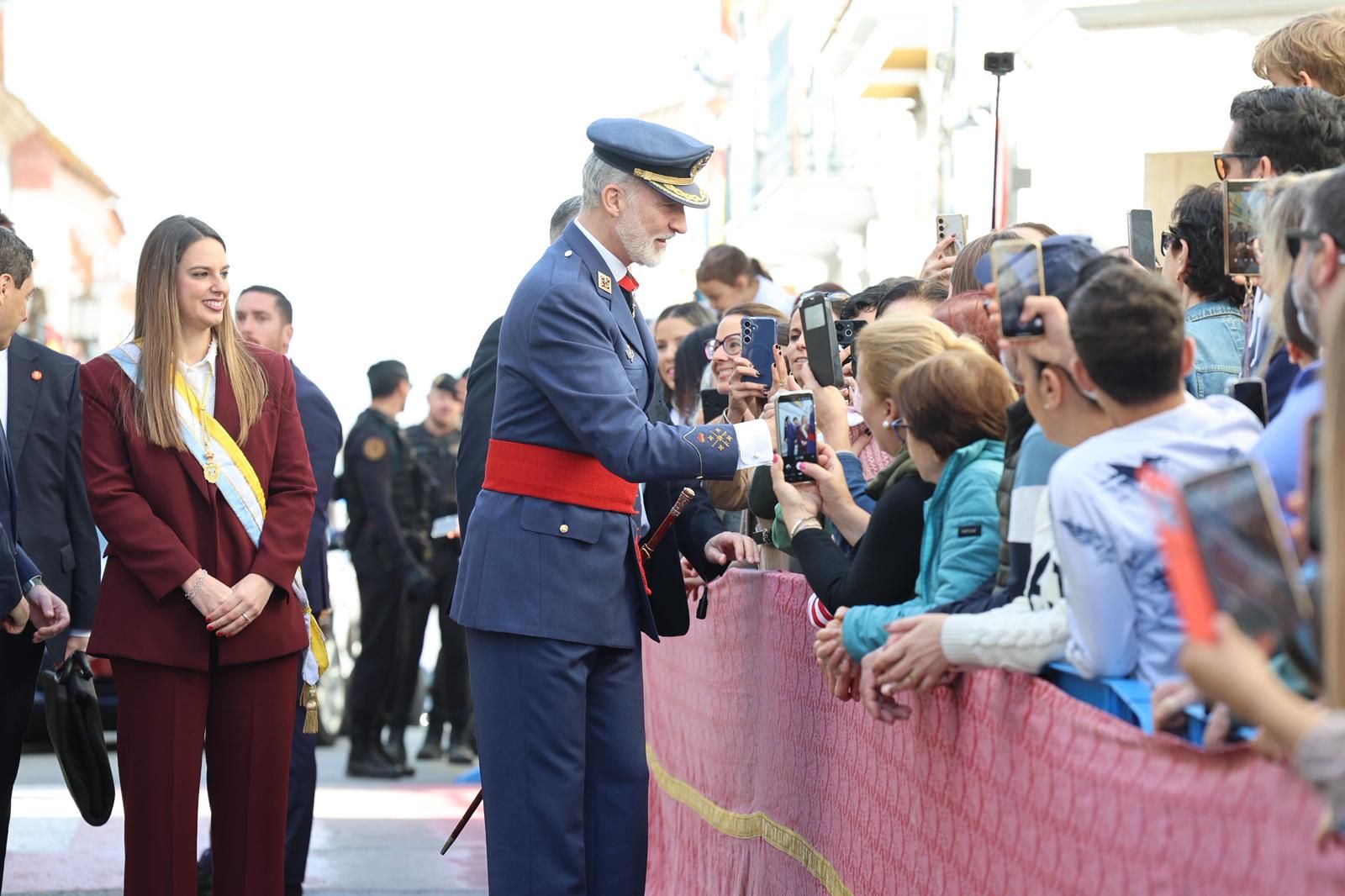 Las primeras imágenes del Rey Felipe VI en Huelva