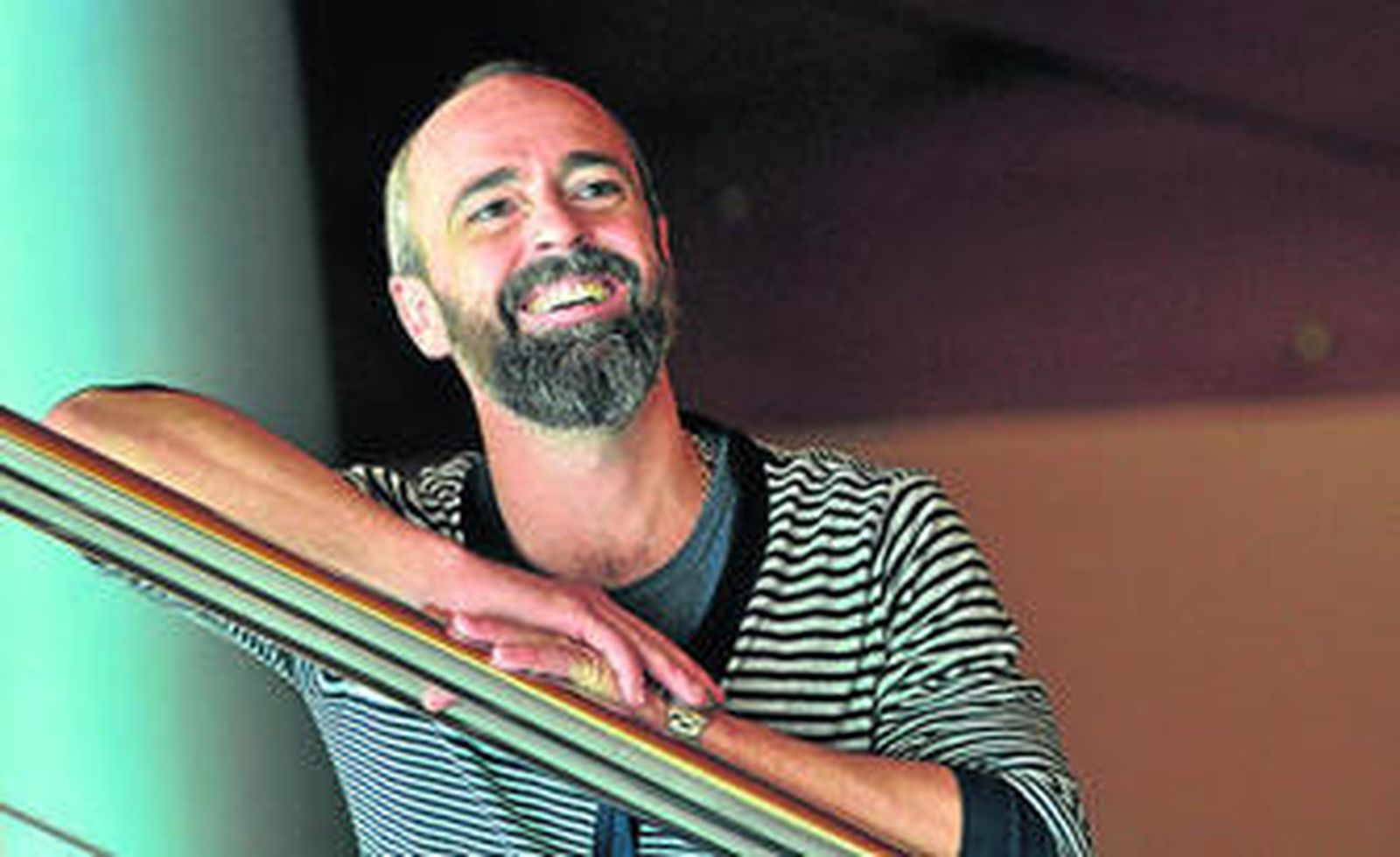 El bailarín y coreógrafo Guillermo Weickert (Huelva, 1974), ayer en el Teatro Central