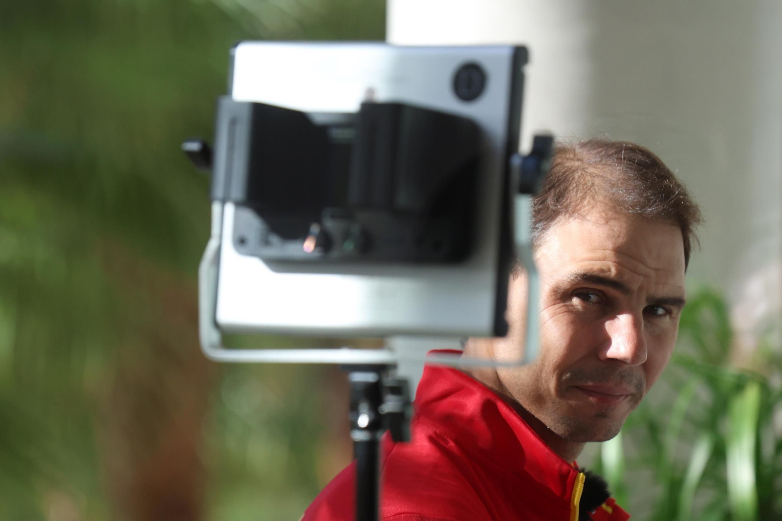 El equipo español en la rueda de prensa de la Copa Davis, en imágenes